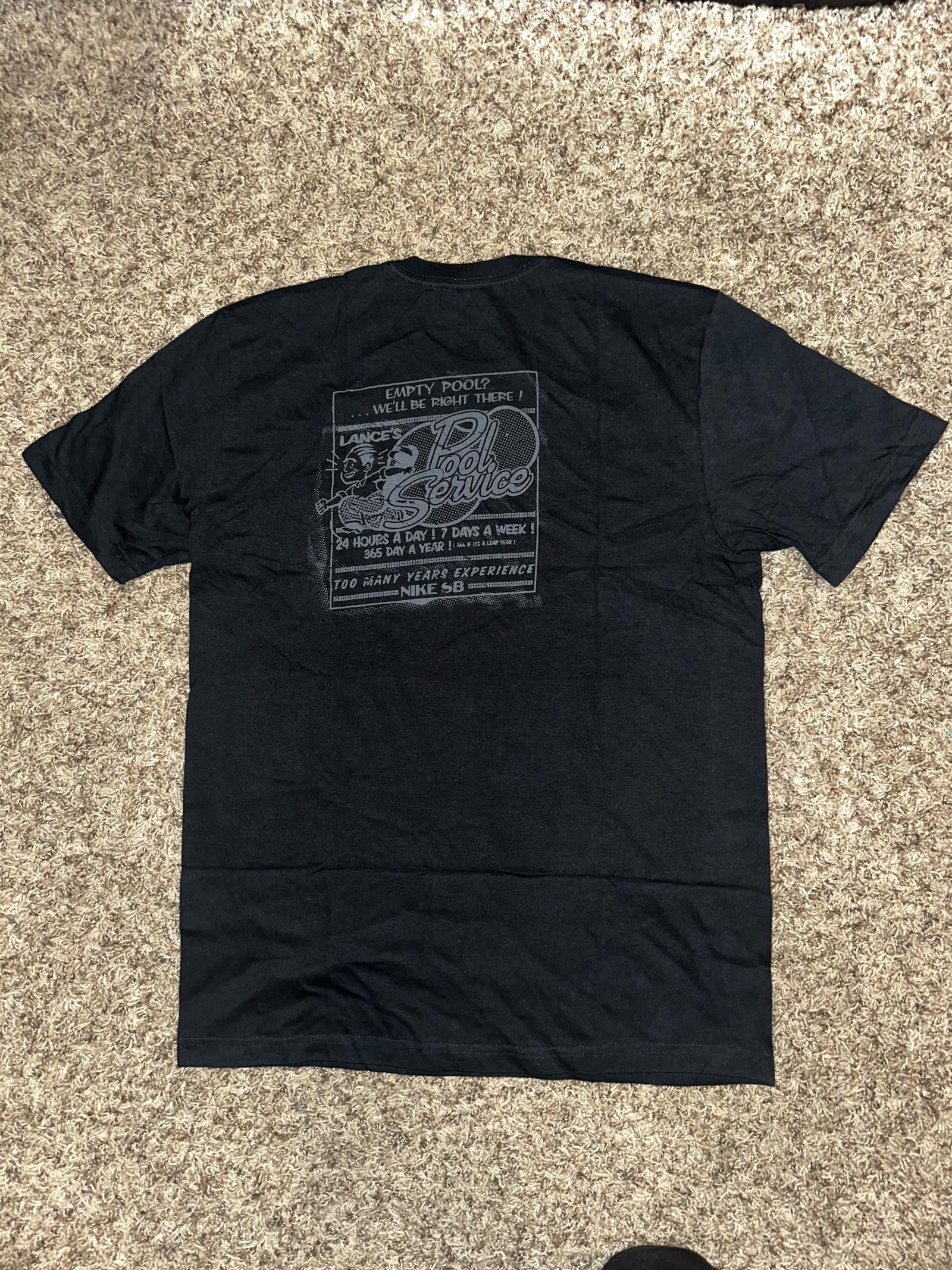 Nike Nike SB Lance Mountain Pool Service Blsck Shirt 2012 Size US M / EU 48-50 / 2 - 7 Thumbnail