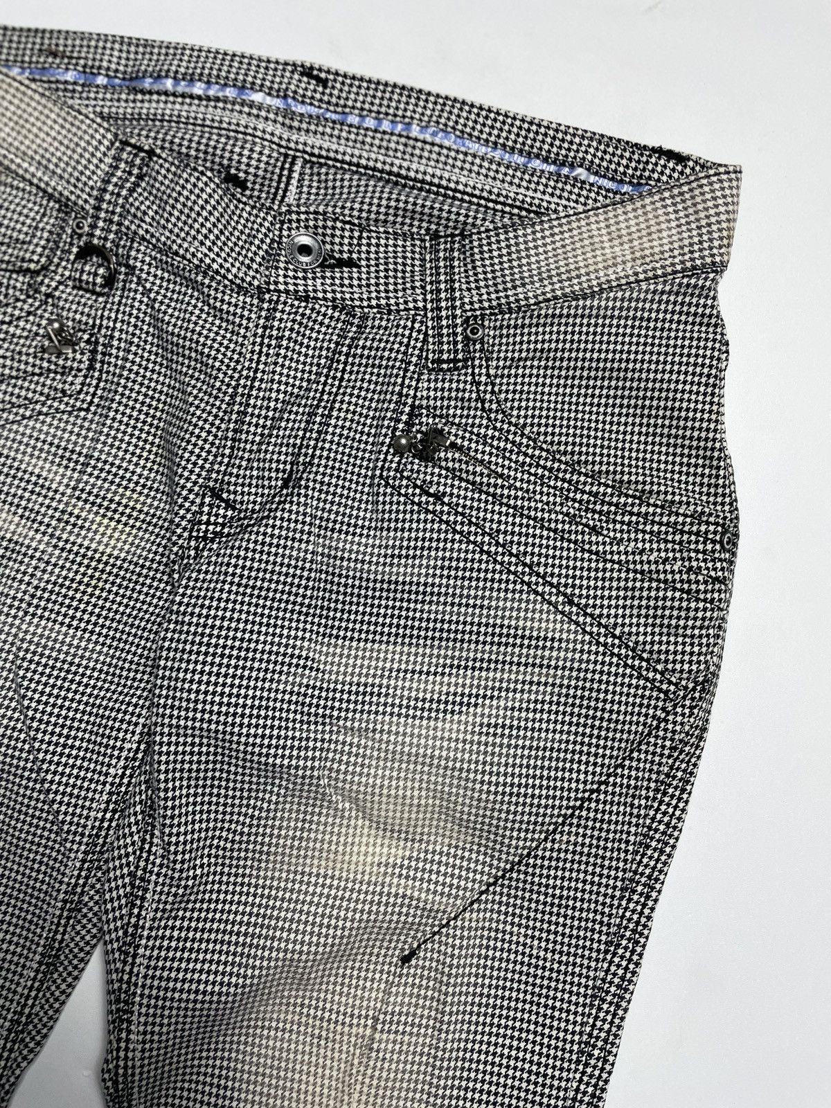 14th Addiction 2000’s NCFM - Low Rise Faded Style Bikers Pants Size US 30 / EU 46 - 4 Thumbnail