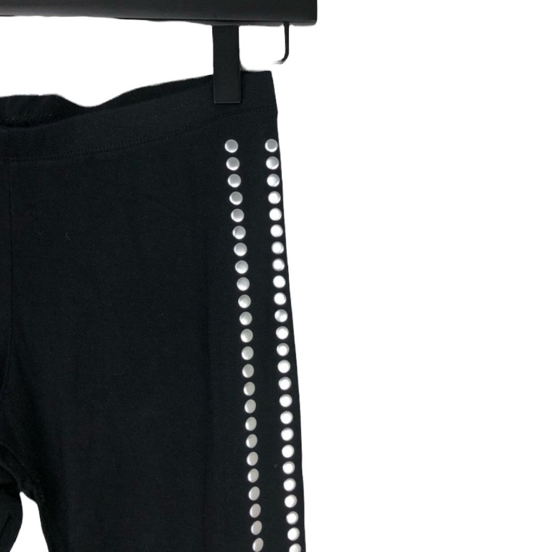 TART Collections Tart Black Silver Rivet Studded Side Leggings Size Small S Size 27" / US 4 / IT 40 - 2 Thumbnail