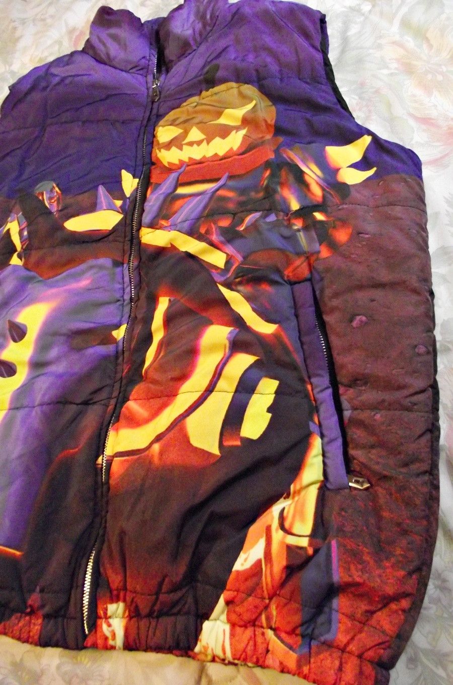 Ecosys LA Spirit Rider Halloween JOL Mens Puffer Vest Size US L / EU 52-54 / 3 - 3 Thumbnail