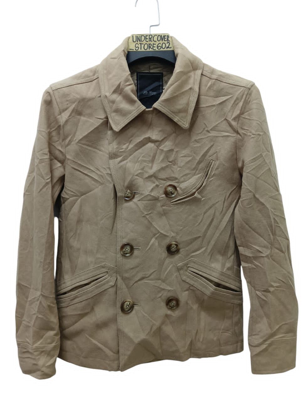 Issey Miyake × Japanese Brand × Tete Homme 🔥Tete Homme By ISSEY MIYAKE Trench Coat Size US S / EU 44-46 / 1 - 1 Thumbnail