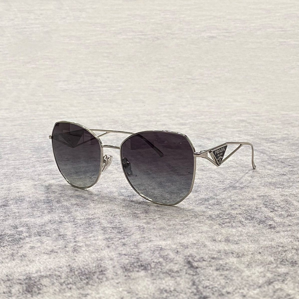 Prada PRADA 0PR 57YS 1BC5D1 Grey Gradient Silver Size ONE SIZE - 1 Thumbnail