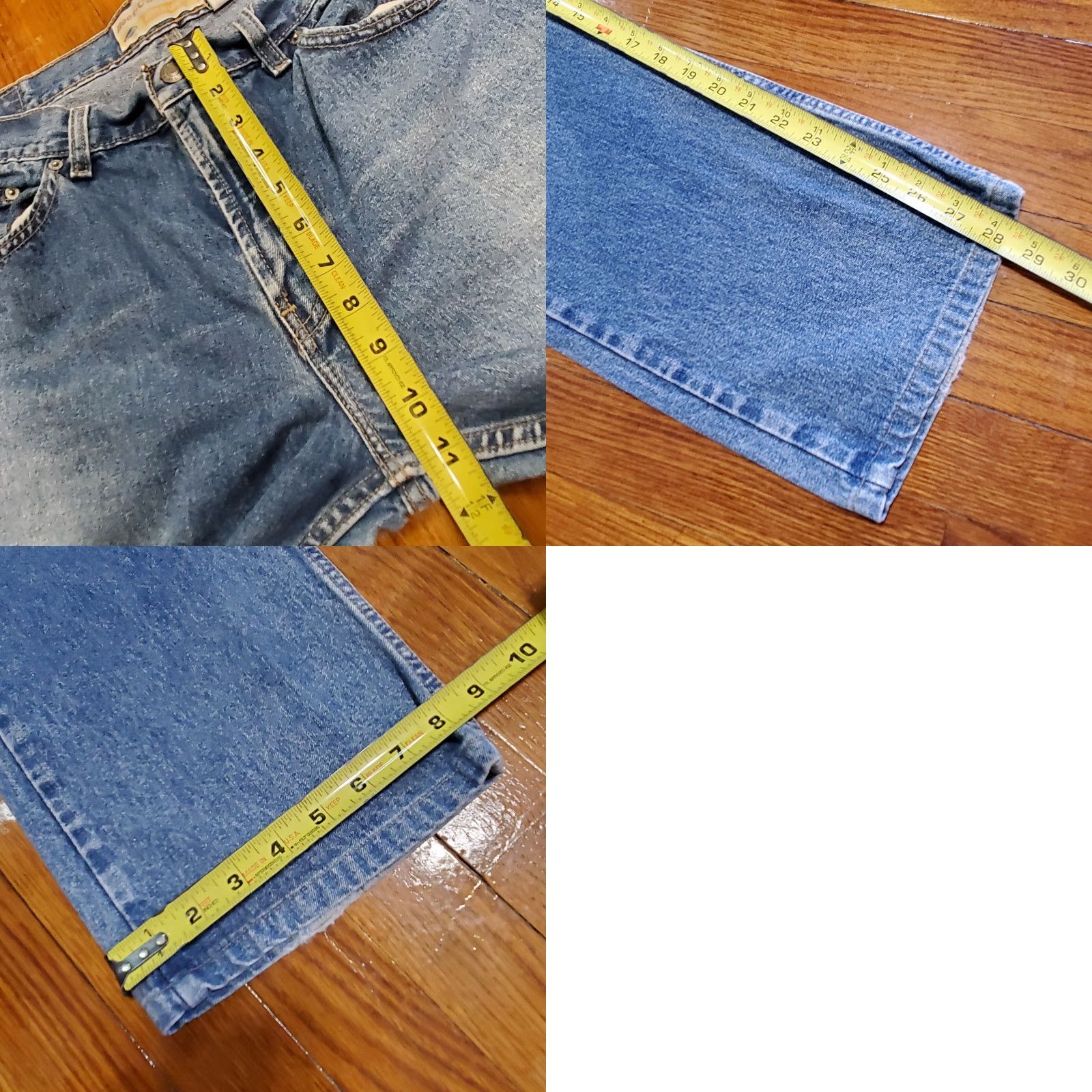 Old Navy VINTAGE Old Navy Jeans Women 12 Short Bootcut Mid Rise Denim Blue 90s Retro USA Womens Size 34" / US 12 / IT 48 - 9 Thumbnail