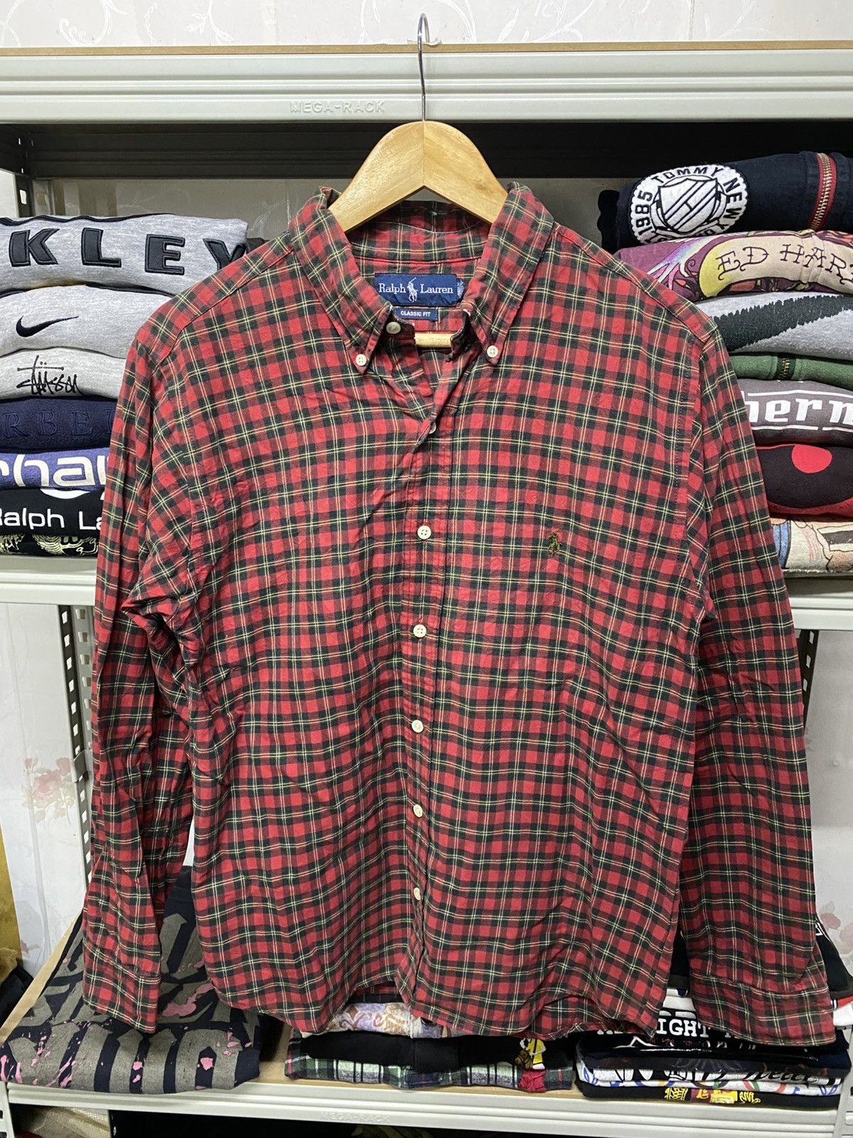 Polo Ralph Lauren × Ralph Lauren × Vintage Vintage Polo Ralph Lauren Flannel Shirt Size US M / EU 48-50 / 2 - 1 Thumbnail