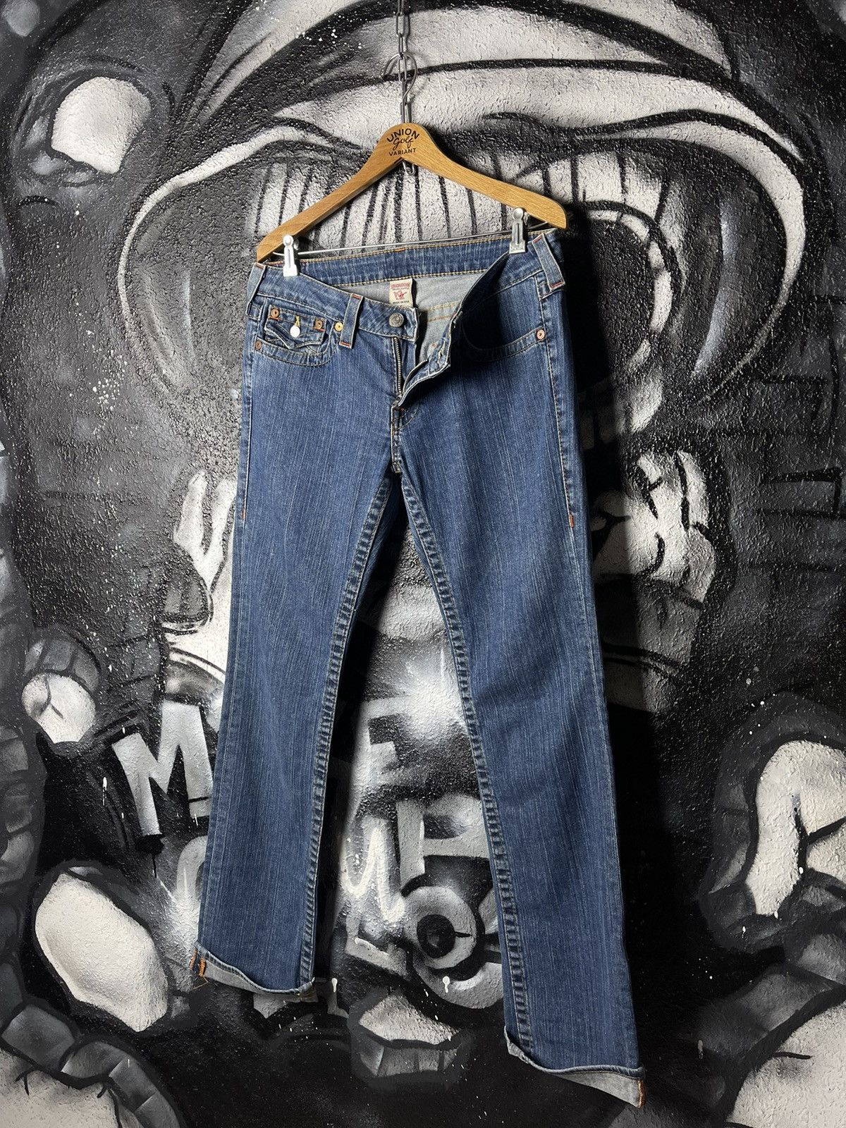 True Religion × Vintage True Religion Flared Jeans Women’s Size 31 Size 31" - 2 Thumbnail