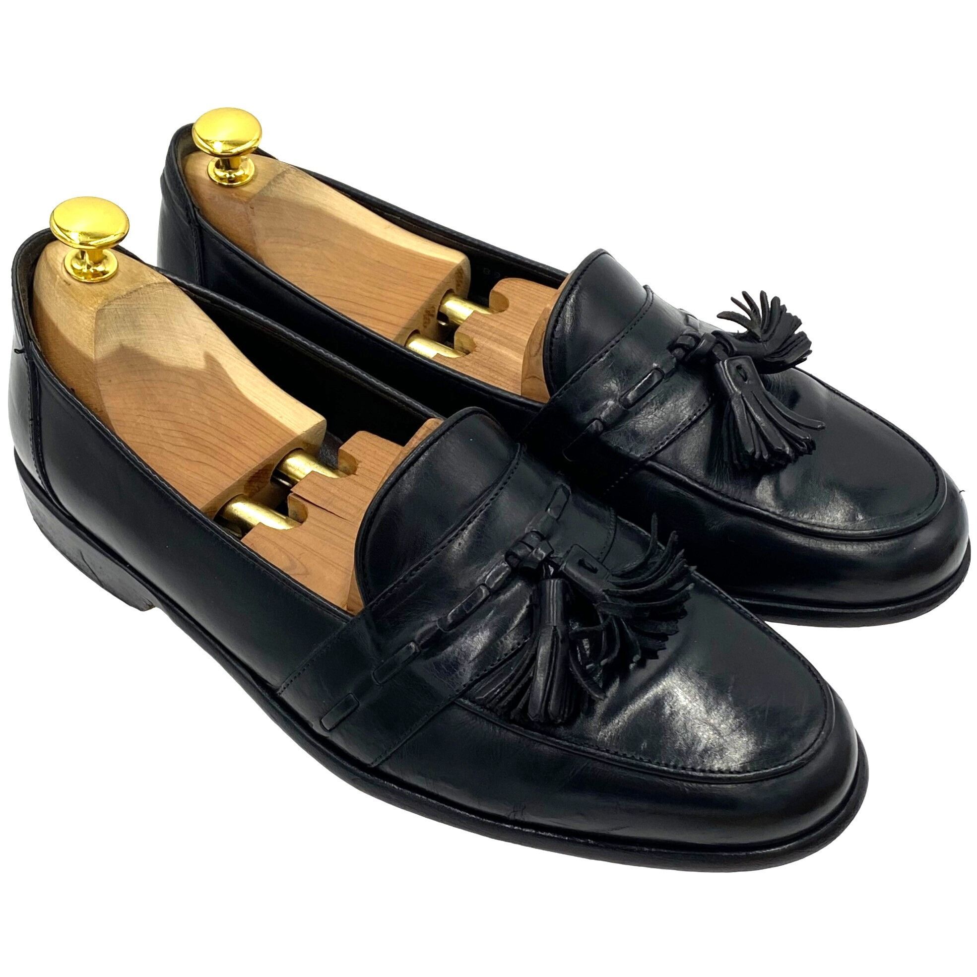 Cole Haan Italy Bragano Cole Haan men's size 10 black leather tassel l Size US 10 / EU 43 - 9 Thumbnail