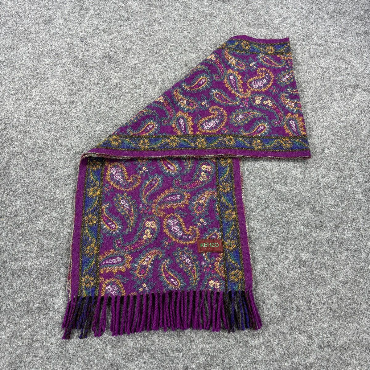 Kenzo × Vintage Kenzo Scarf # D774 # Muffler # Neckwear Size ONE SIZE - 7 Thumbnail