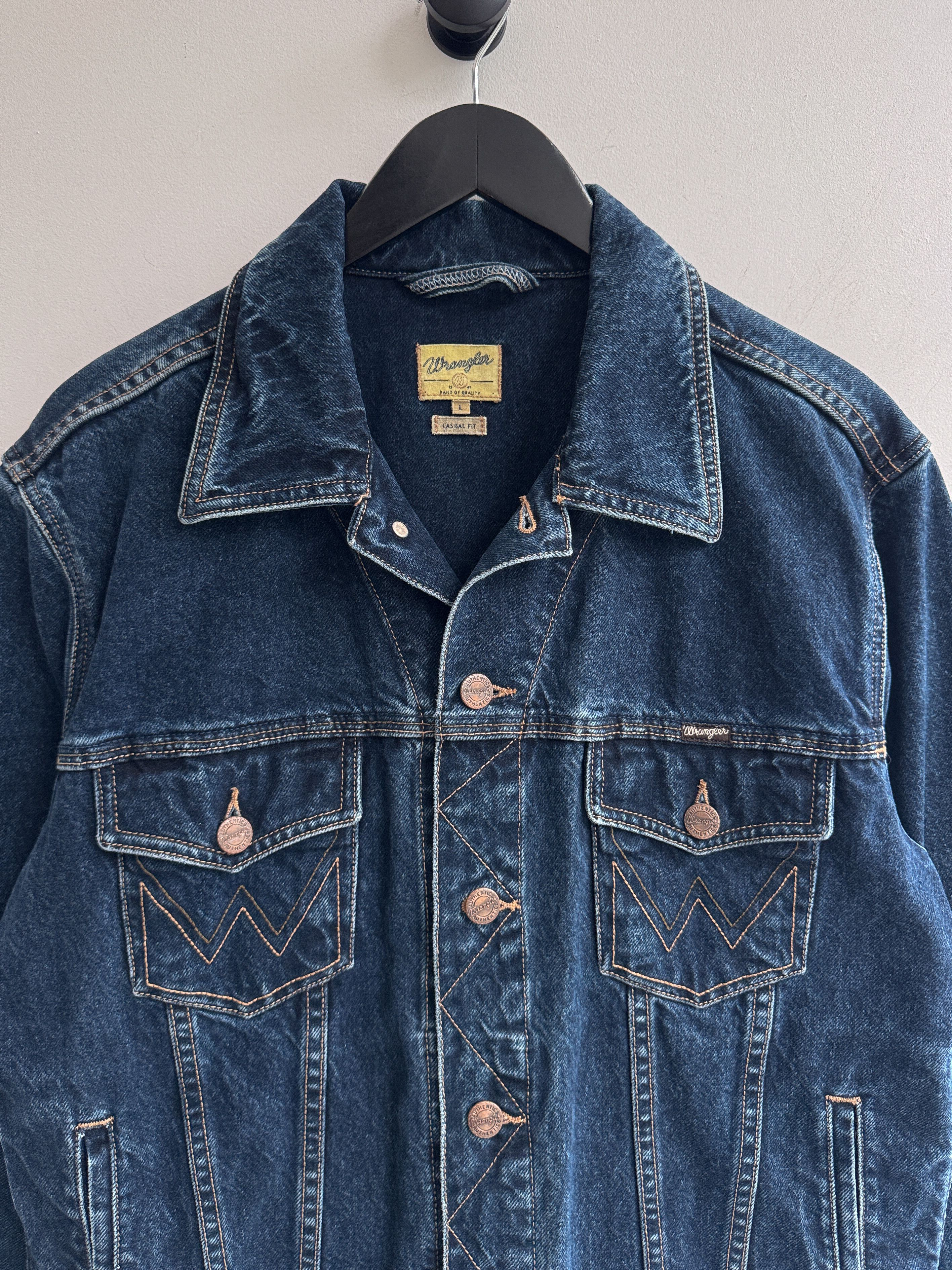 Wrangler Vintage Wrangler Denim Jacket Size US L / EU 52-54 / 3 - 3 Thumbnail