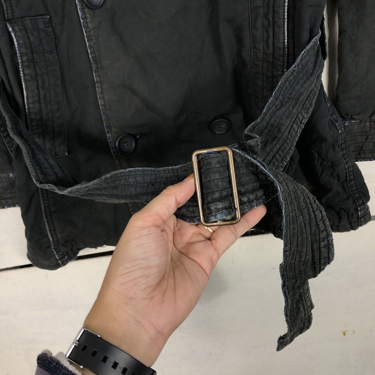 Issey Miyake Vintage Chore Jacket Worker Chelsea 100 Bondage Size US S / EU 44-46 / 1 - 13 Thumbnail