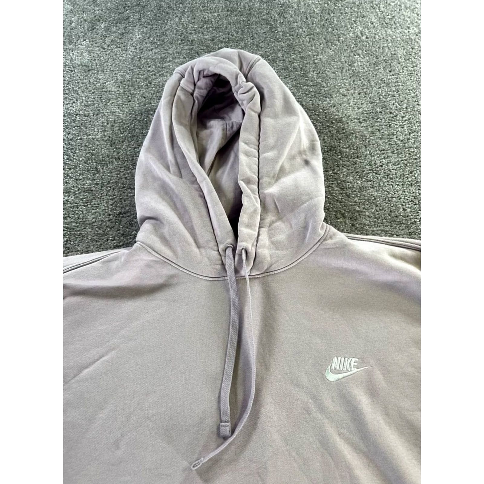 Nike Nike Hoodie Womens Purple Cotton Pullover Fleece Hooded Sweatshirt Pullover Activewear Winter Fall Spring M Small Regular Mens Womens Girls Boys Size M / US 6-8 / IT 42-44 - 2 Thumbnail