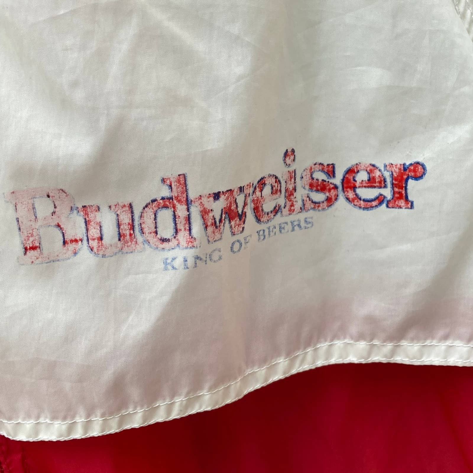 Vintage Vintage 1990’s Budweiser Two Tone Windbreaker Large Size US L / EU 52-54 / 3 - 4 Thumbnail