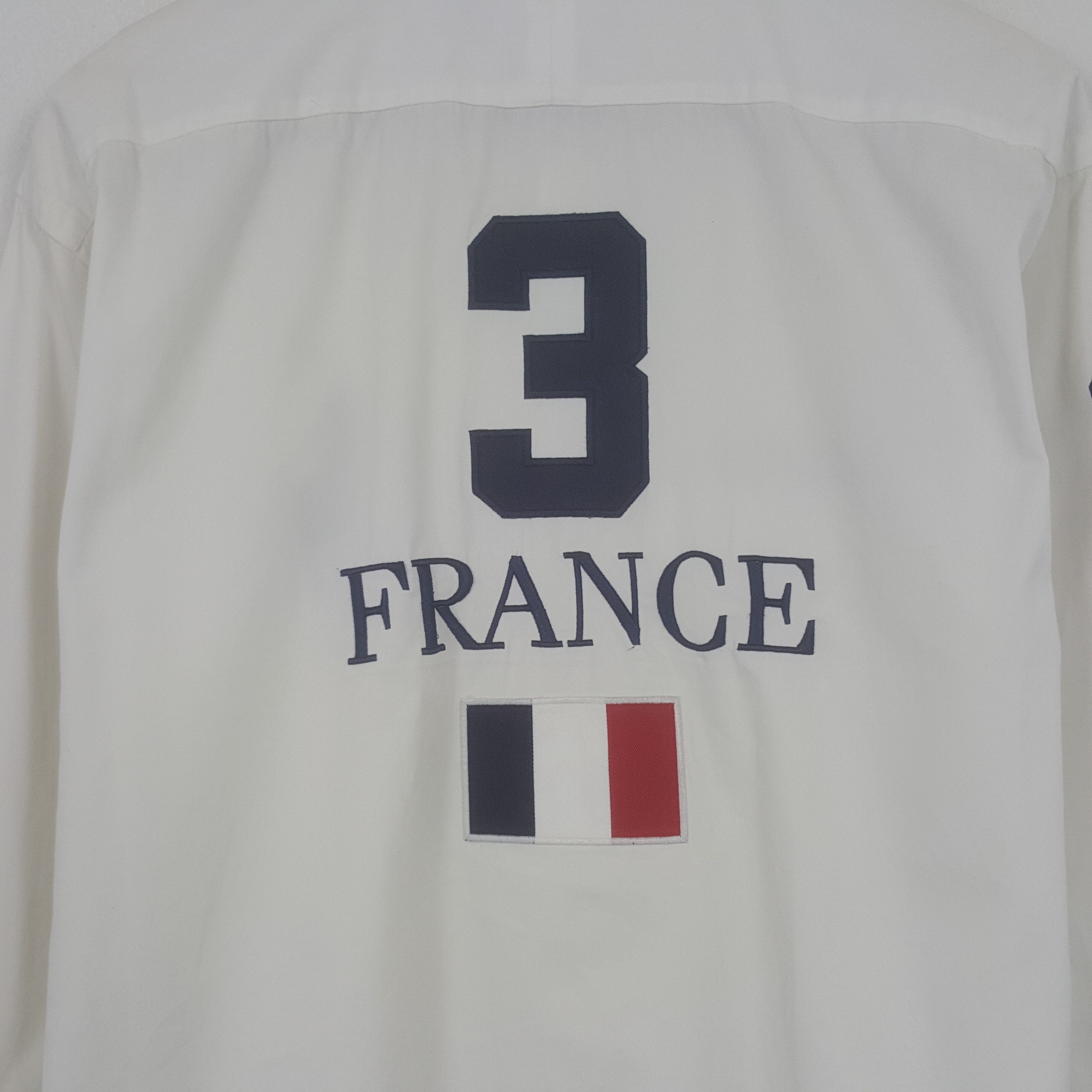 Ralph Lauren × Vintage Vintage Ralph Lauren 3 France Button up Shirt Size US XL / EU 56 / 4 - 2 Thumbnail