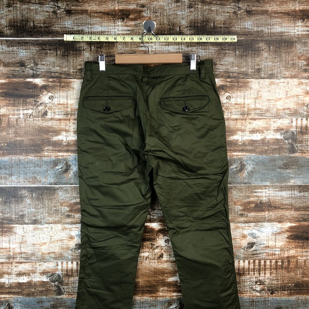 Japanese Brand Vital Green Cargo utility tactical Multipocket Pants #A2556 Size US 29 - 14 Thumbnail