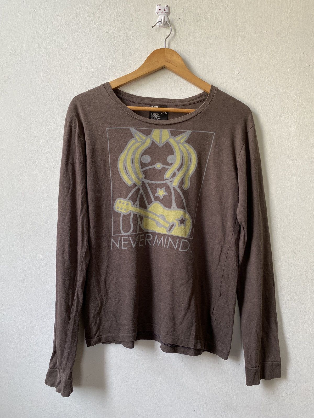 Japanese Brand PPFM Rip Off Kurt Cobain Nervermind Tee