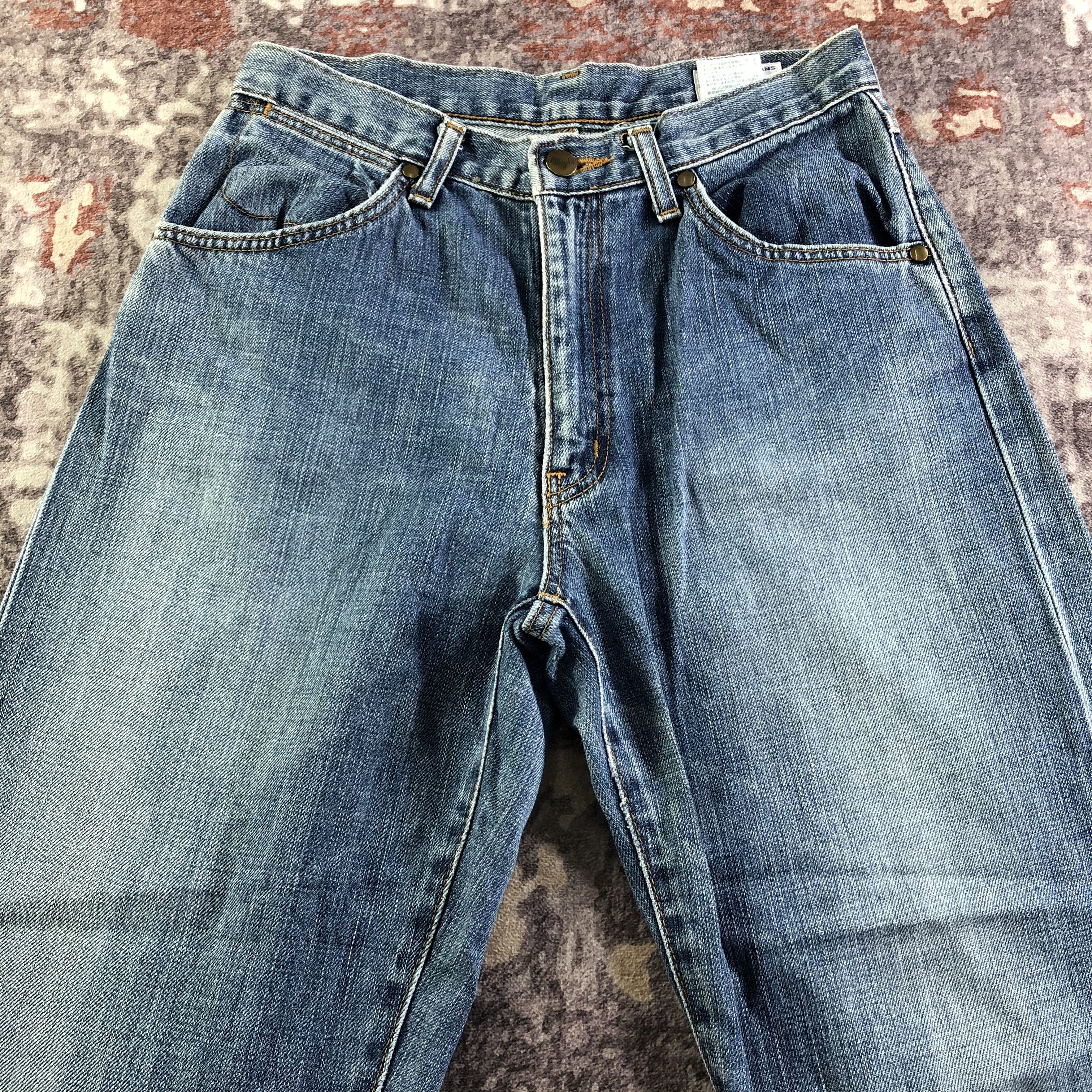 Vintage Vintage Blue Wash Wrangler Selvedge Jeans-JM3571 Size US 28 / EU 44 - 3 Thumbnail
