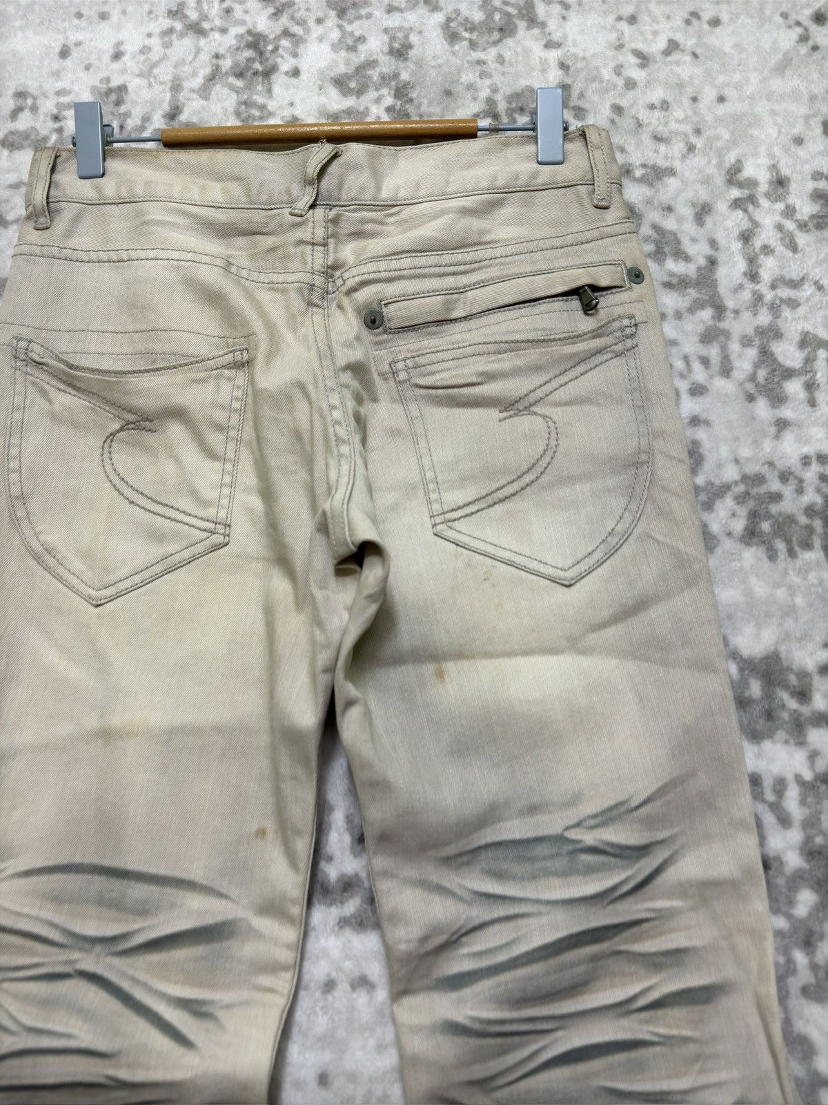 Hysteric Glamour Vintage Y2K Semantic Design Claw Mark Acid Wash Denim Jeans Size US 29 - 11 Thumbnail