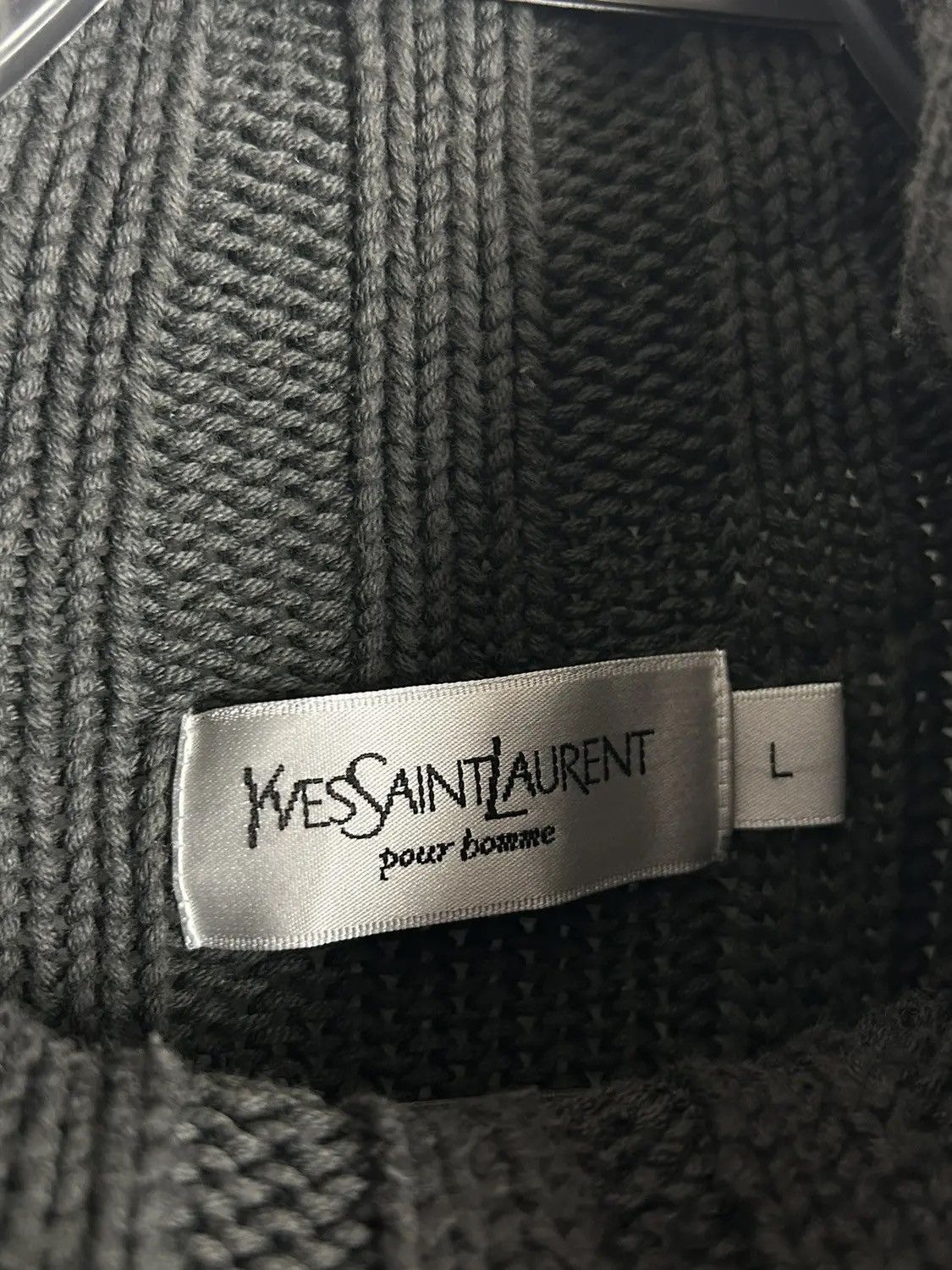 Yves Saint Laurent 90s Vintage Yves Saint Laurent Knitwear Turtleneck Sweater Size US L / EU 52-54 / 3 - 6 Thumbnail