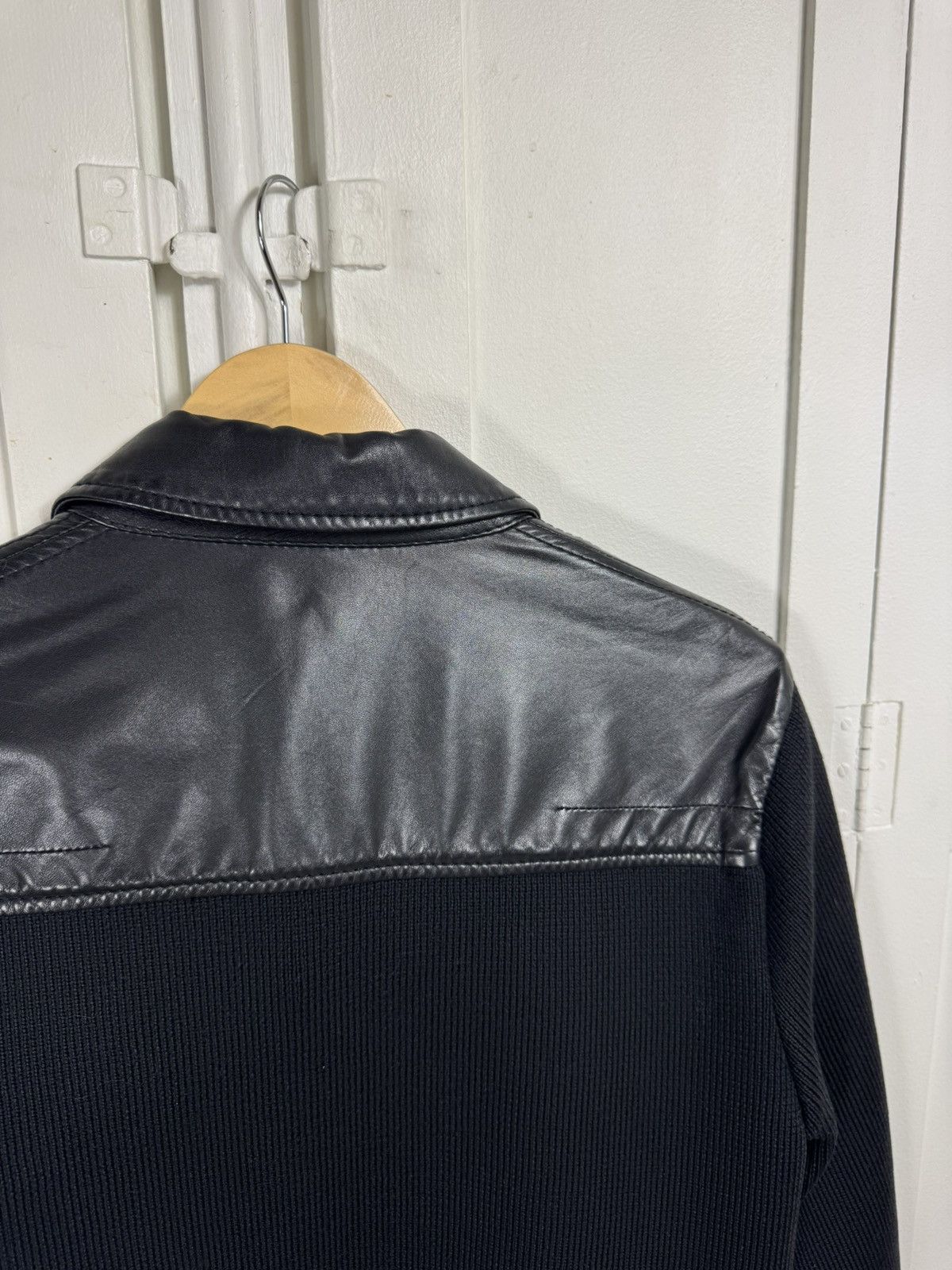 Dior × Hedi Slimane Dior Hedi Slimane FW05 Wool Leather Jacket Size US M / EU 48-50 / 2 - 17 Thumbnail