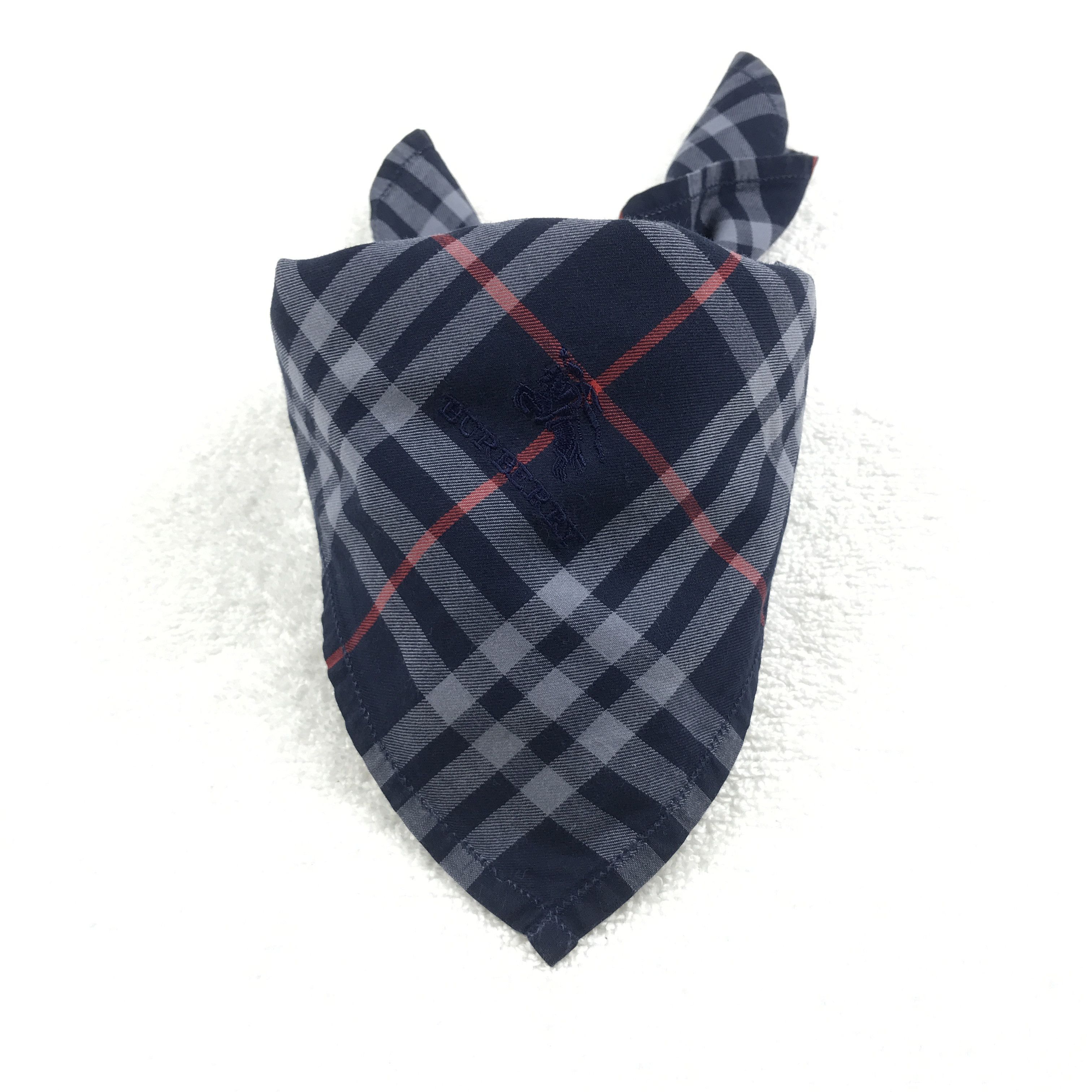 Burberry × Vintage Vintage Burberry Nova Check Bandana Neckerchief Handkerchief Size ONE SIZE - 4 Thumbnail