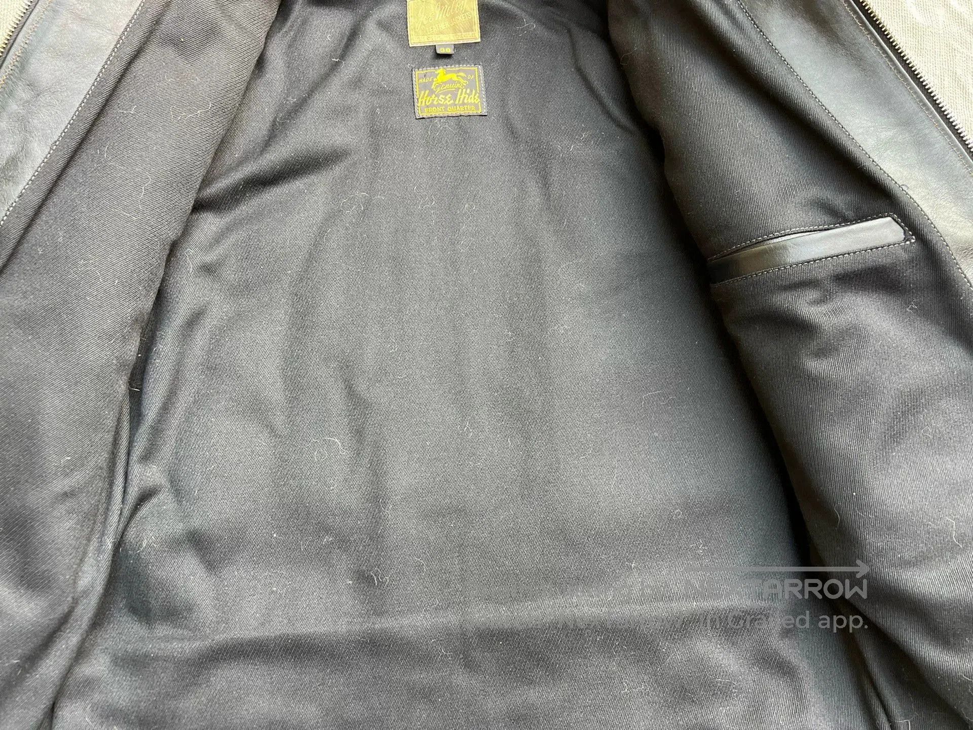 The Real McCoy's Joe McCoy Tea Core Horsehide Jacket. Size US M / EU 48-50 / 2 - 5 Thumbnail