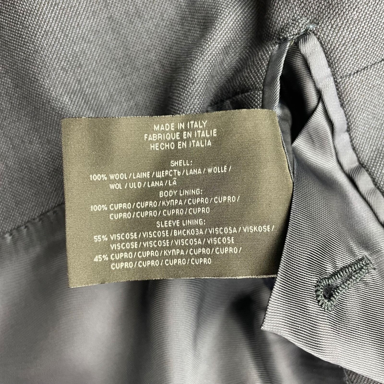 Ralph Lauren Black Label Ralph Lauren Black Label Men's 100% Wool 2-Button Blazer Nav Size 40R - 8 Thumbnail