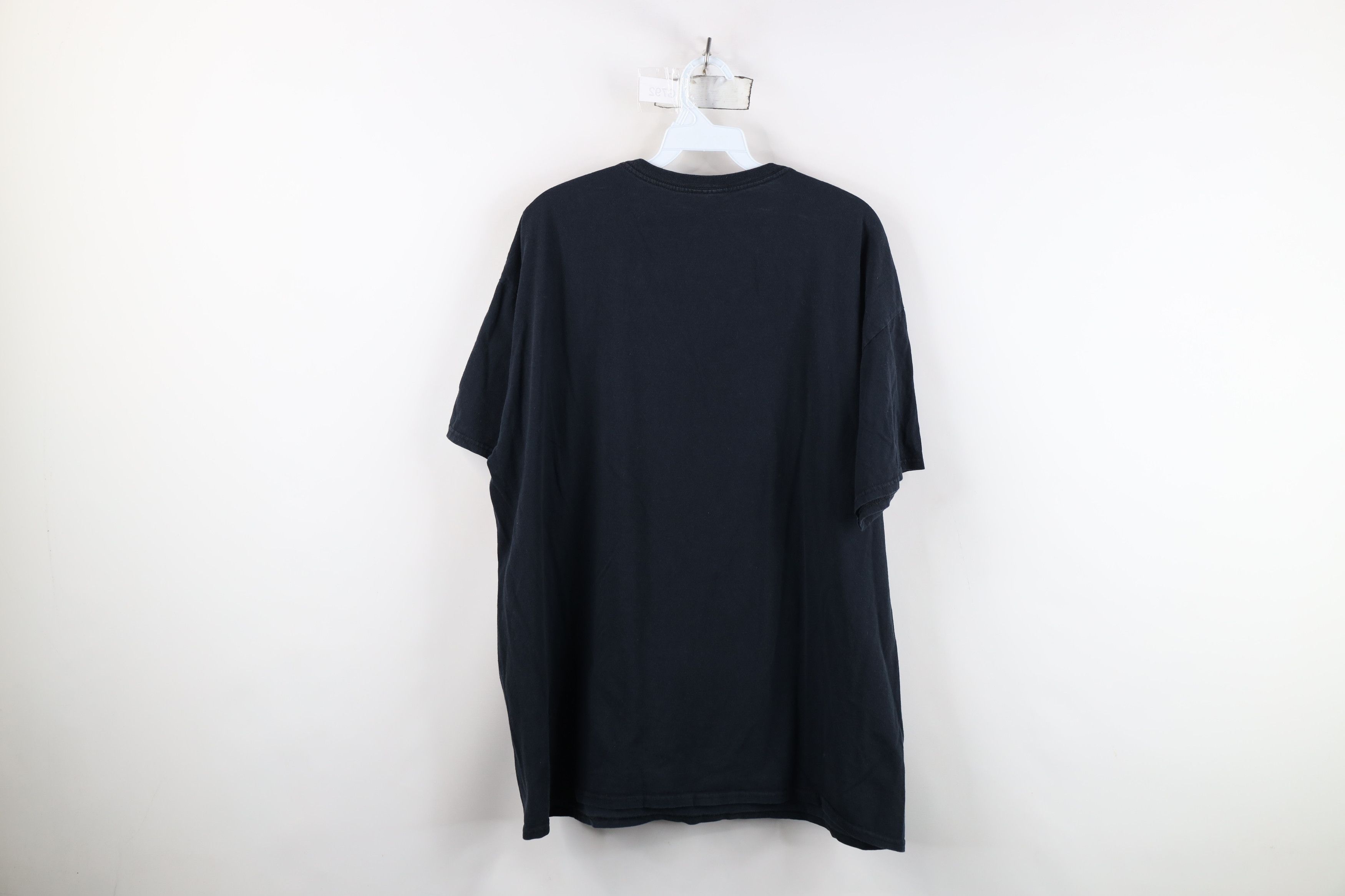 Vintage Vintage 90s Y2K Streetwear Wolf Southwestern T-Shirt Black Size US XL / EU 56 / 4 - 11 Thumbnail