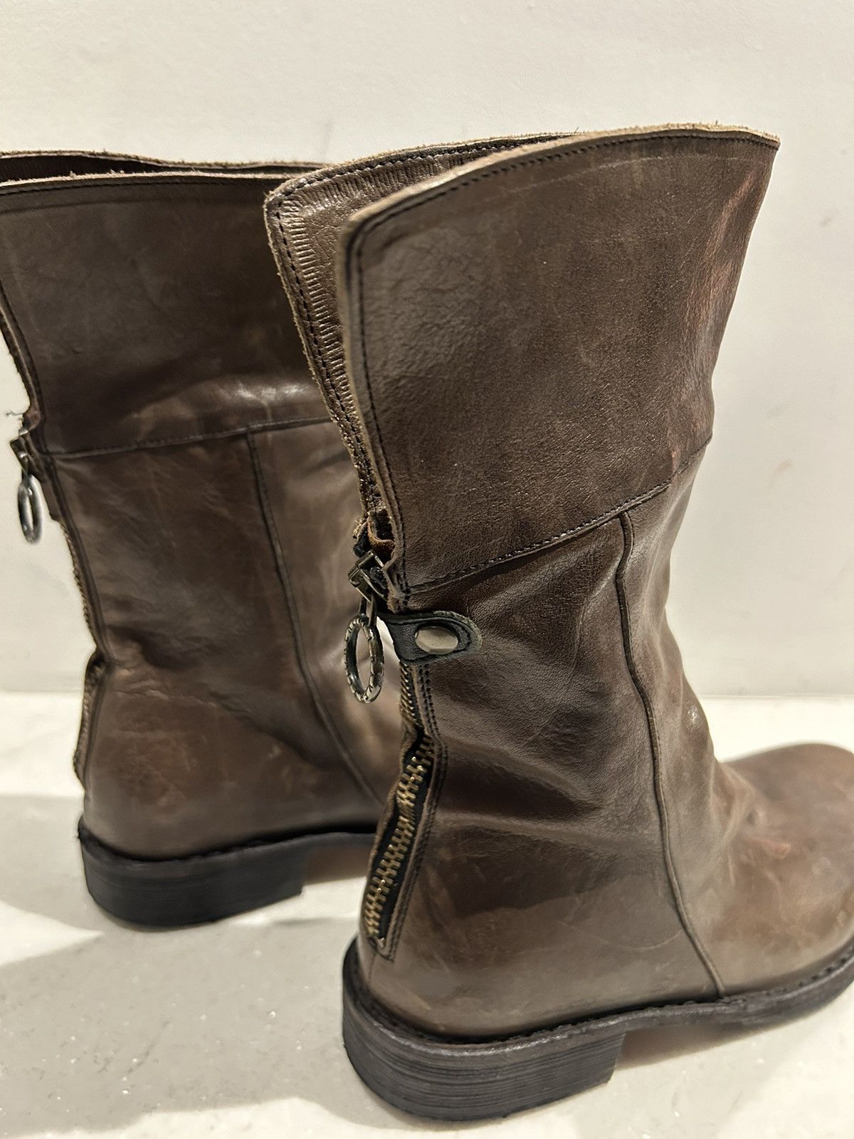 New fiorentini+baker brown leather boots