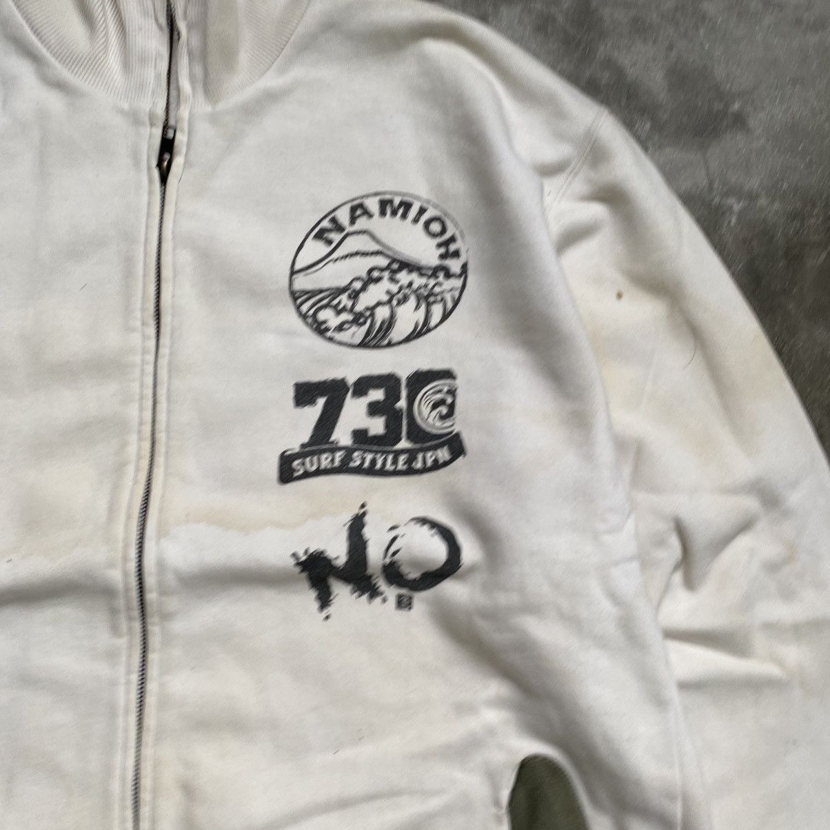 Japanese Brand 2000s Na Mi Oh Surf Japan Y2K Style Zip Up Tracktop Size US XXL / EU 58 / 5 - 6 Thumbnail