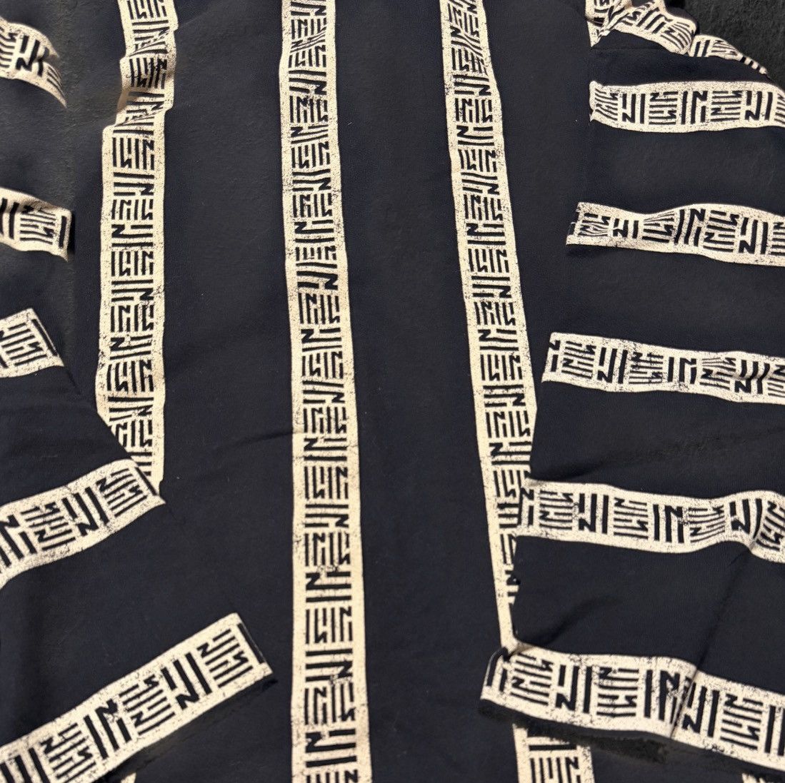 Band Tees Zhu Black Baja with Stripes Size US XL / EU 56 / 4 - 5 Thumbnail