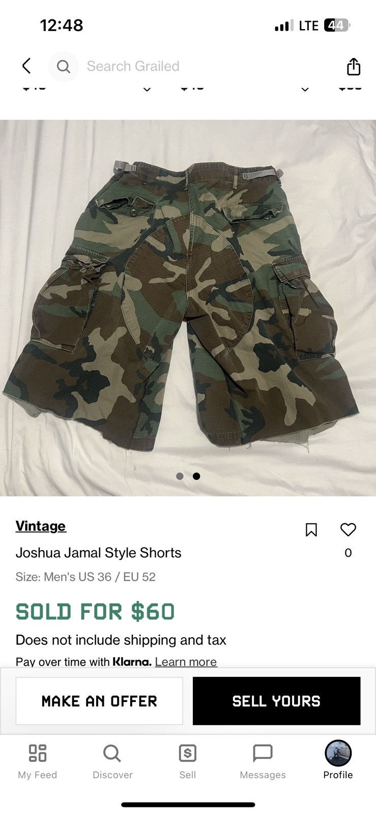 St. Johns Bay × Vintage St. John’s Bay Green/Cream Camo Loose Baggy Shorts Size 34 Size US 34 / EU 50 - 6 Thumbnail