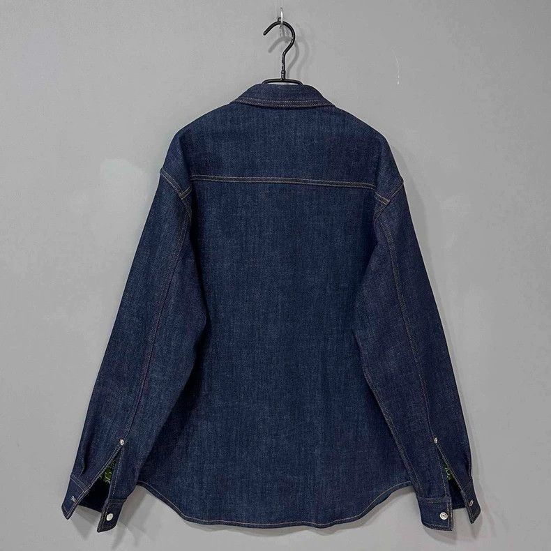 Dior Denim Jacket with Green Interior Print-2506 Size US M / EU 48-50 / 2 - 3 Thumbnail