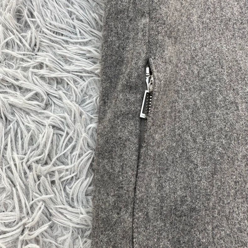 Dior Dior Light gray motorcycle zipper wool jacket 2501-Nextarro Size US M / EU 48-50 / 2 - 4 Thumbnail
