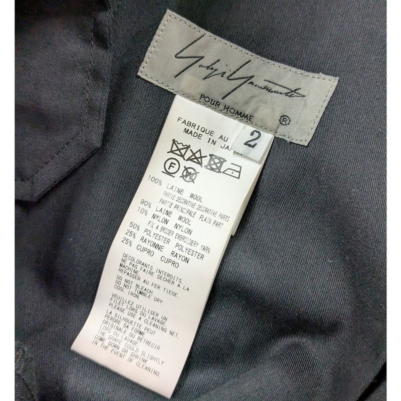 Yohji Yamamoto Yohji Yamamoto pour homme Pants with tab P emblem Size US 33 - 6 Thumbnail