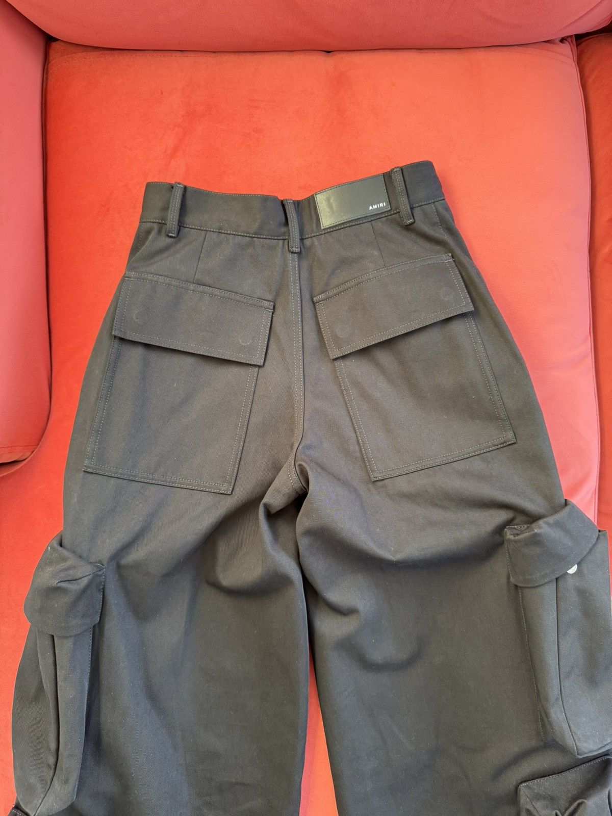 Amiri Amiri New black cargo baggy pants, size S int, 8 UK Size 27" / US 4 / IT 40 - 11 Thumbnail