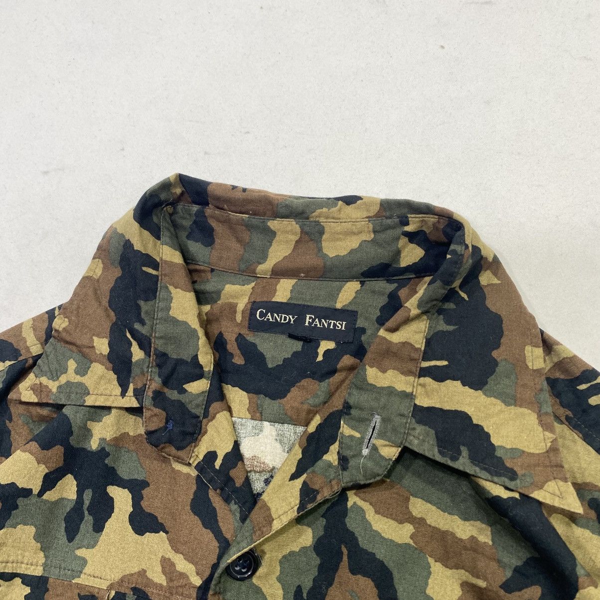 Japanese Brand Candy Fantsi Camouflage Army Button Up Shirt Size US M / EU 48-50 / 2 - 3 Thumbnail