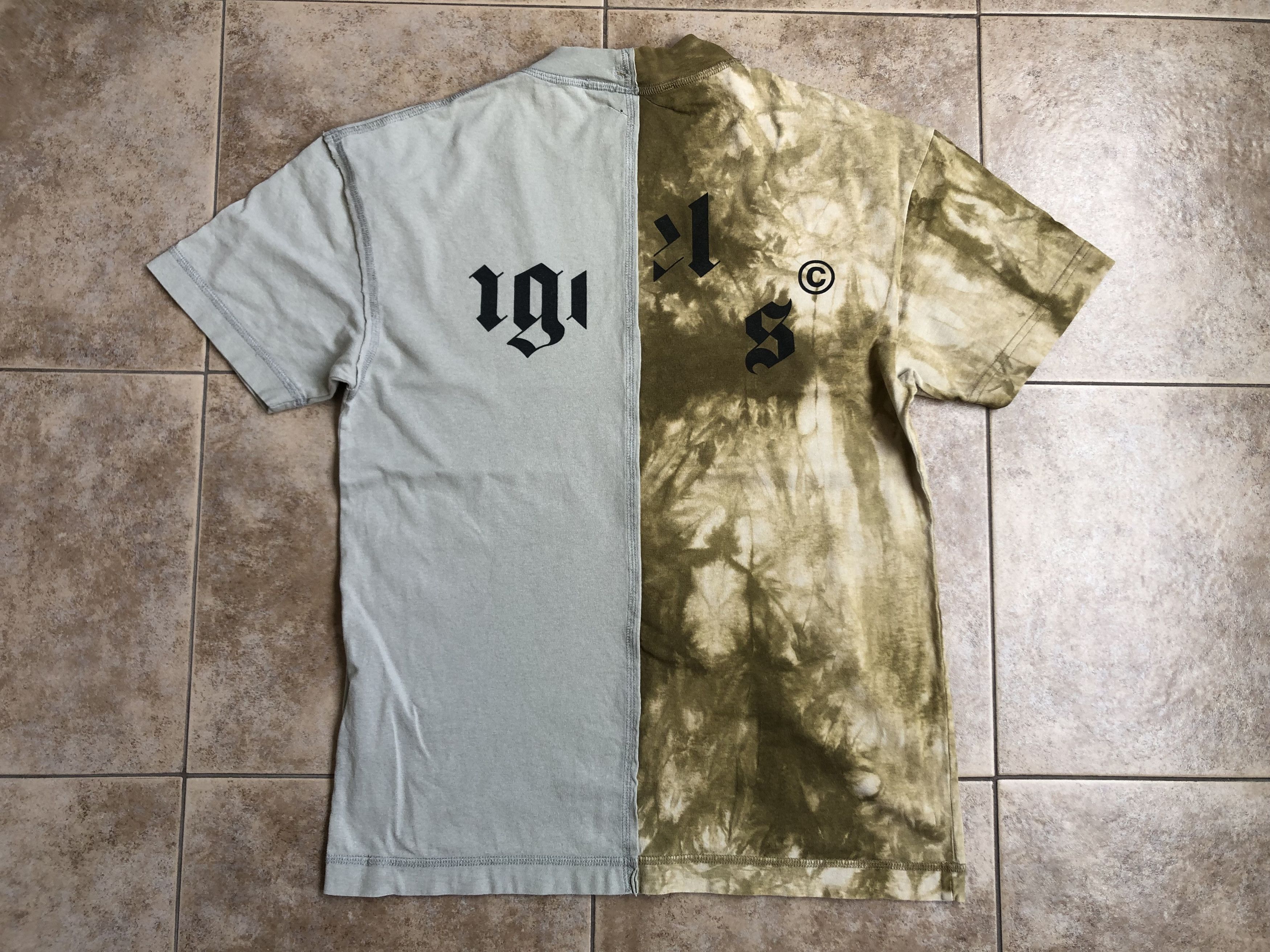 Palm Angels Palm Angels Broken Logo Military T-shirt Size S Size US S / EU 44-46 / 1 - 10 Thumbnail