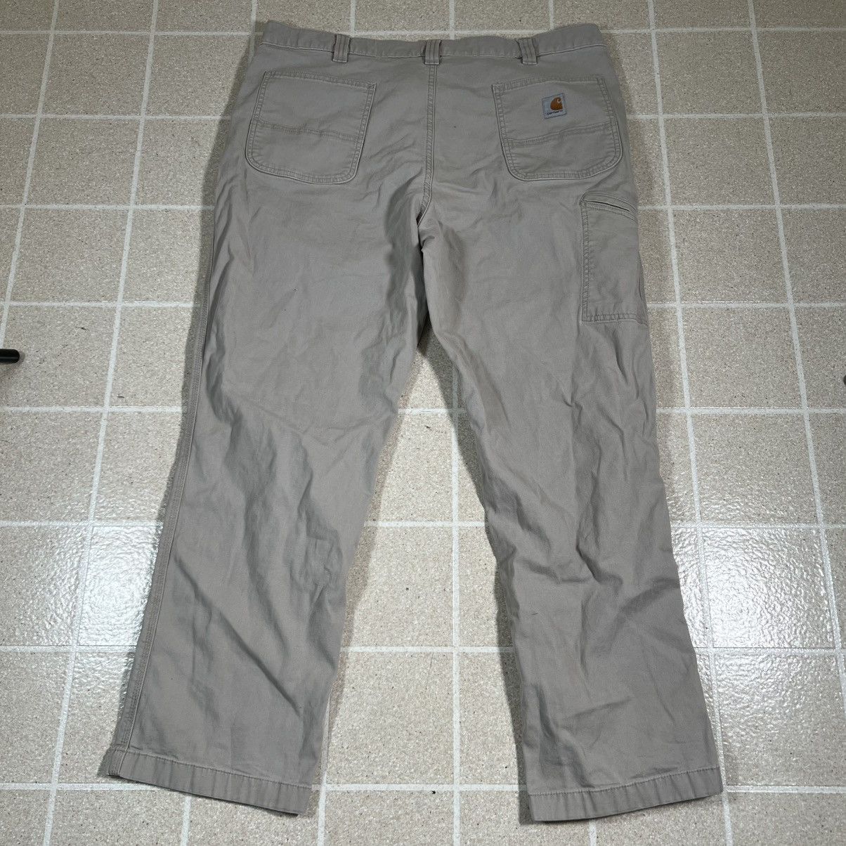 Carhartt Carhartt Men’s 40x30 Tan Carpenter Pants Relaxed Fit Canvas Size US 40 / EU 56 - 1 Thumbnail