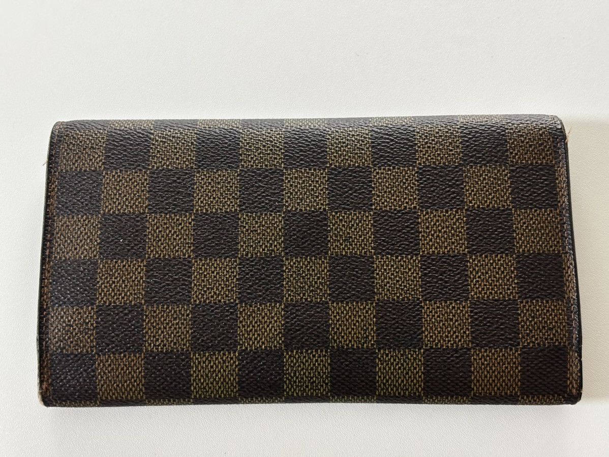 Louis Vuitton Louis Vuitton Damier Ebene Long Wallet Brown Wallet Size ONE SIZE - 4 Thumbnail