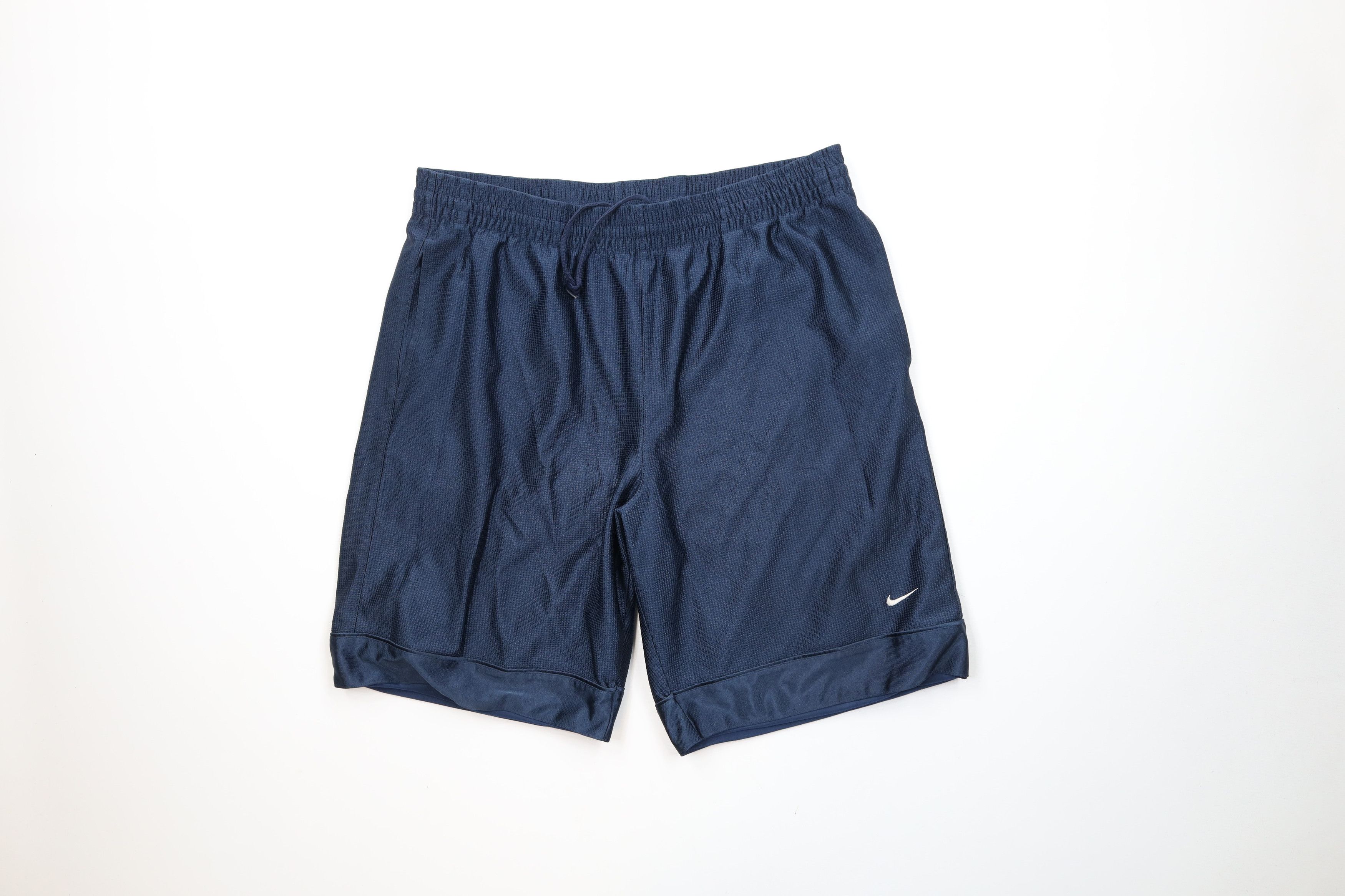 Nike × Vintage Vintage 90s Y2K Nike Scott Mini Swoosh Basketball Shorts Size US 34 / EU 50 - 1 Thumbnail