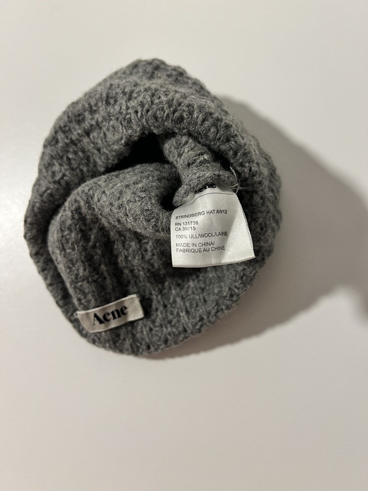 Acne Studios Acne 100% wool hat Size ONE SIZE - 3 Thumbnail