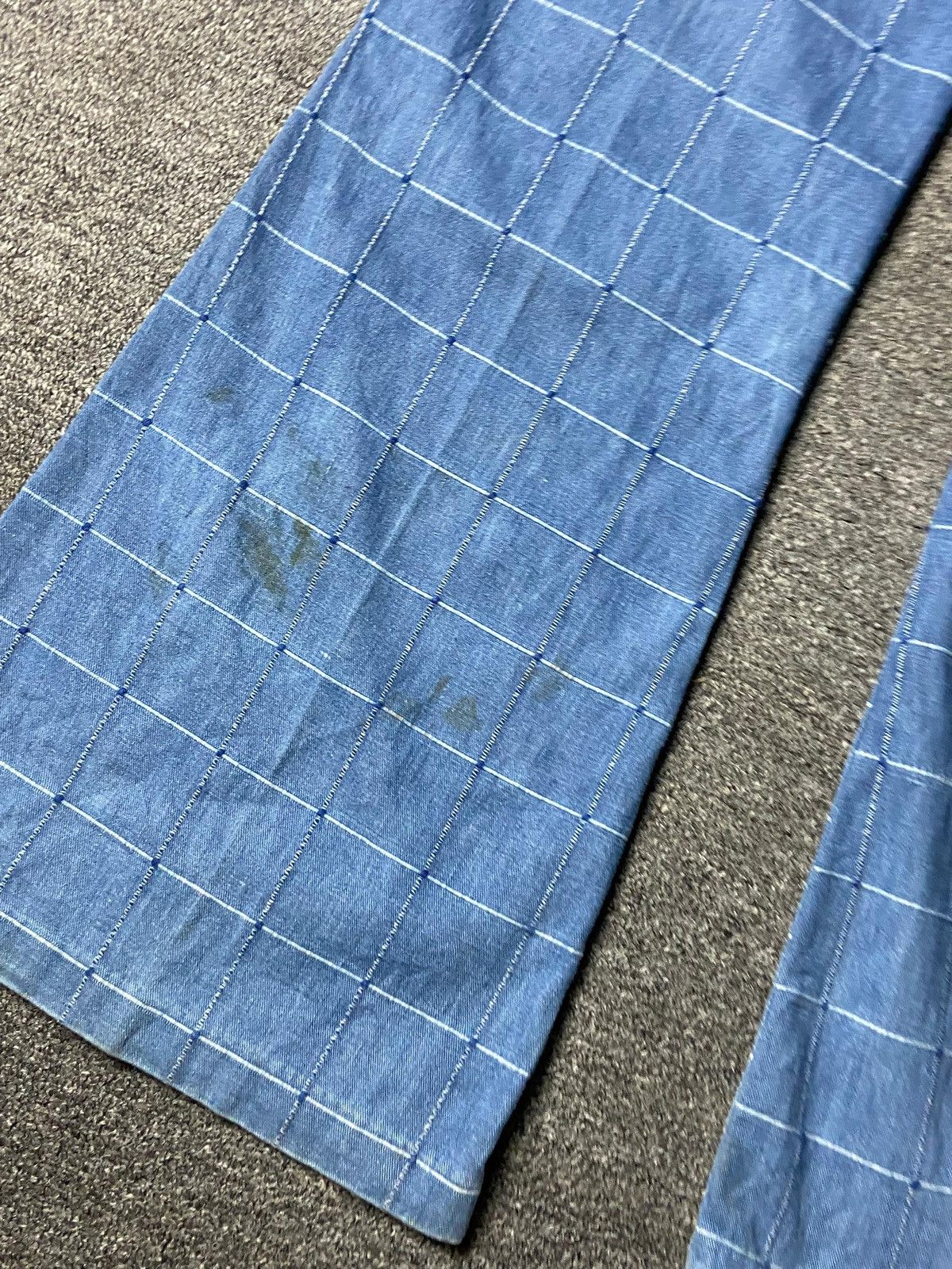 Japanese Brand WEST Japanese Brand Patchwork Seams Denim Jeans (162) Size 33" - 9 Thumbnail