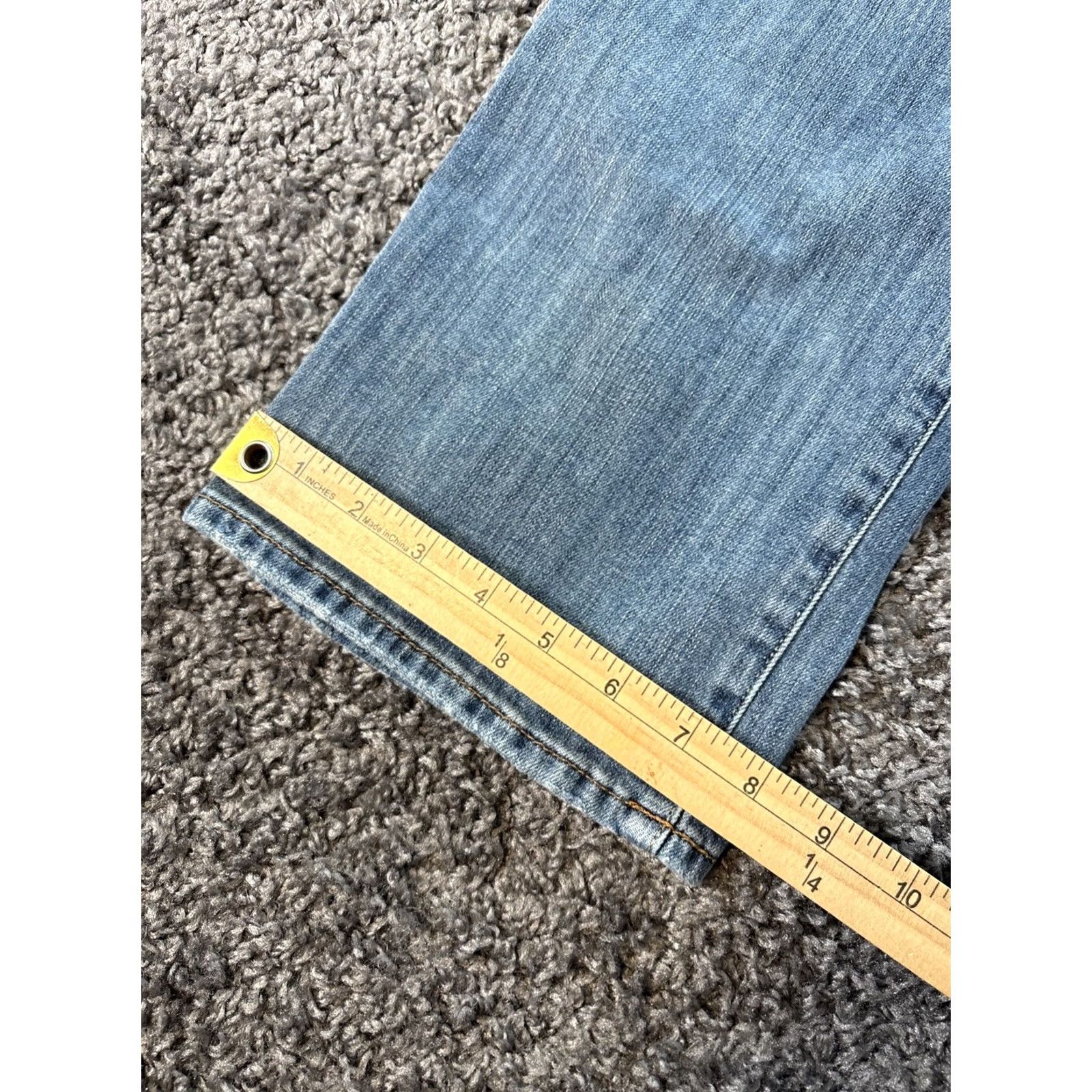 Lucky Brand Lucky Brand Jeans Mens Straight Blue 34x28 Medium Wash Denim Size US 34 / EU 50 - 3 Thumbnail