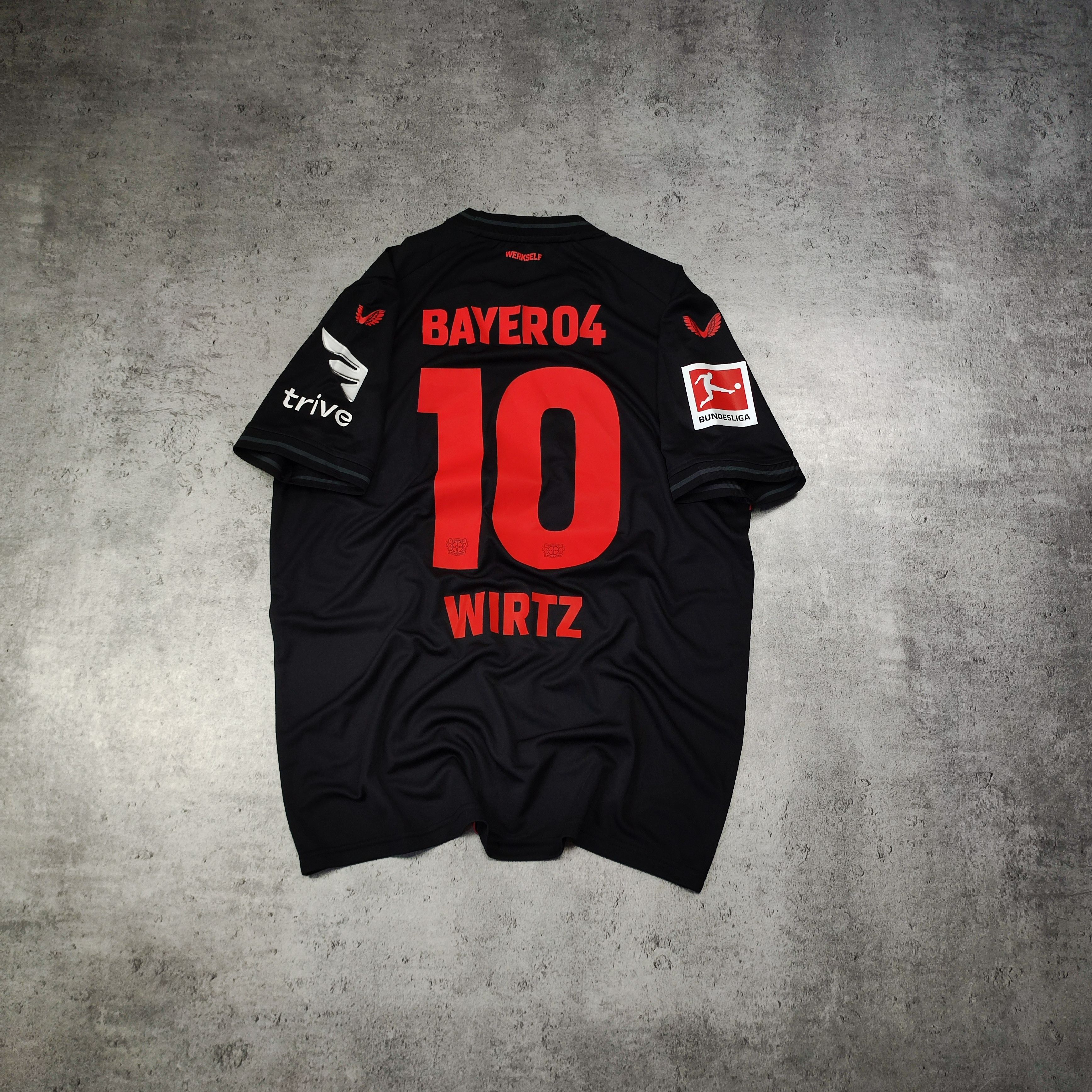Other #10 Wirtz Bayer 04 Leverkusen Champions Season Away Jersey Size US XL / EU 56 / 4 - 1 Thumbnail