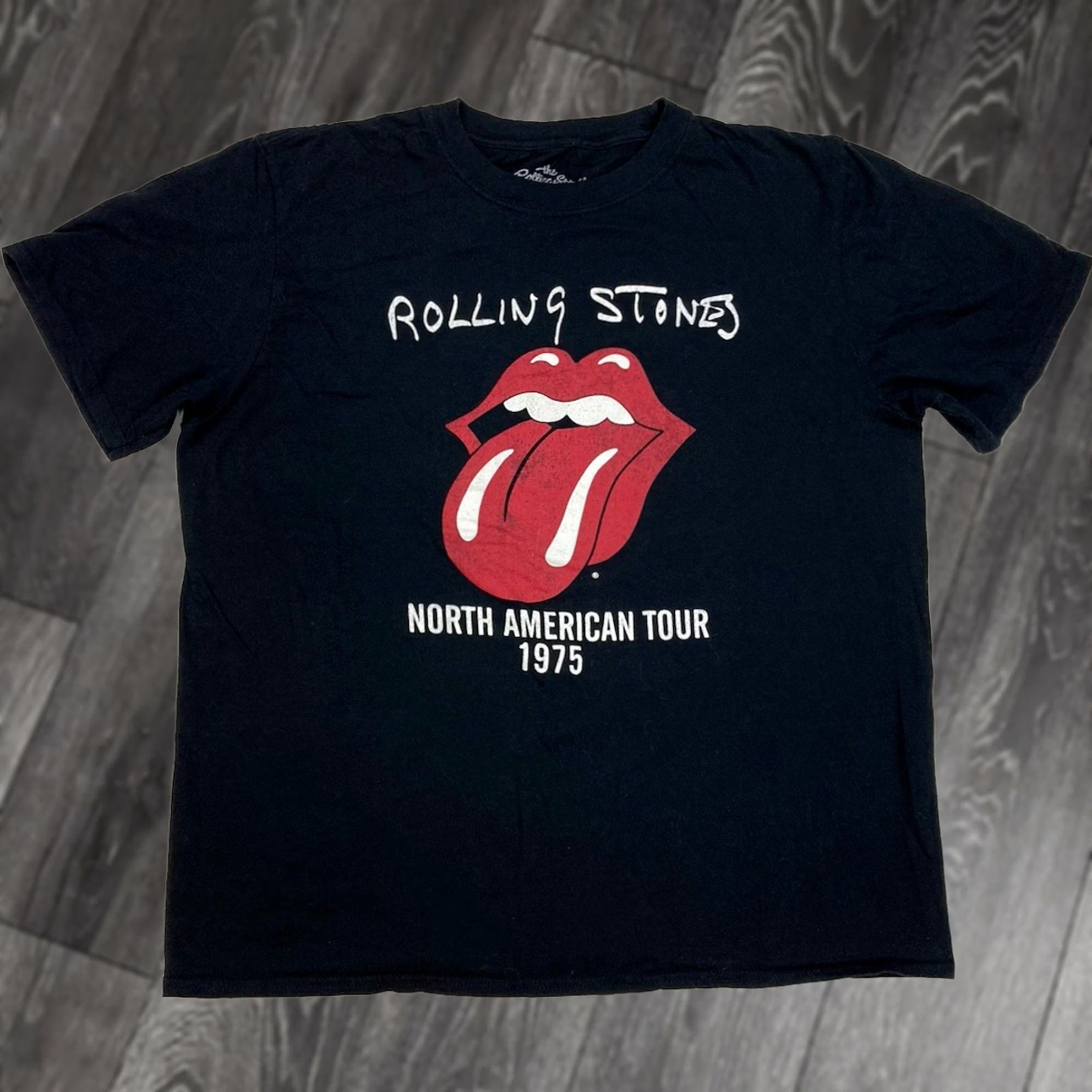 Vintage VINTAGE The Rolling Stones T-Shirt Women XL Black Music Band Size XL / US 12-14 / IT 48-50 - 1 Thumbnail