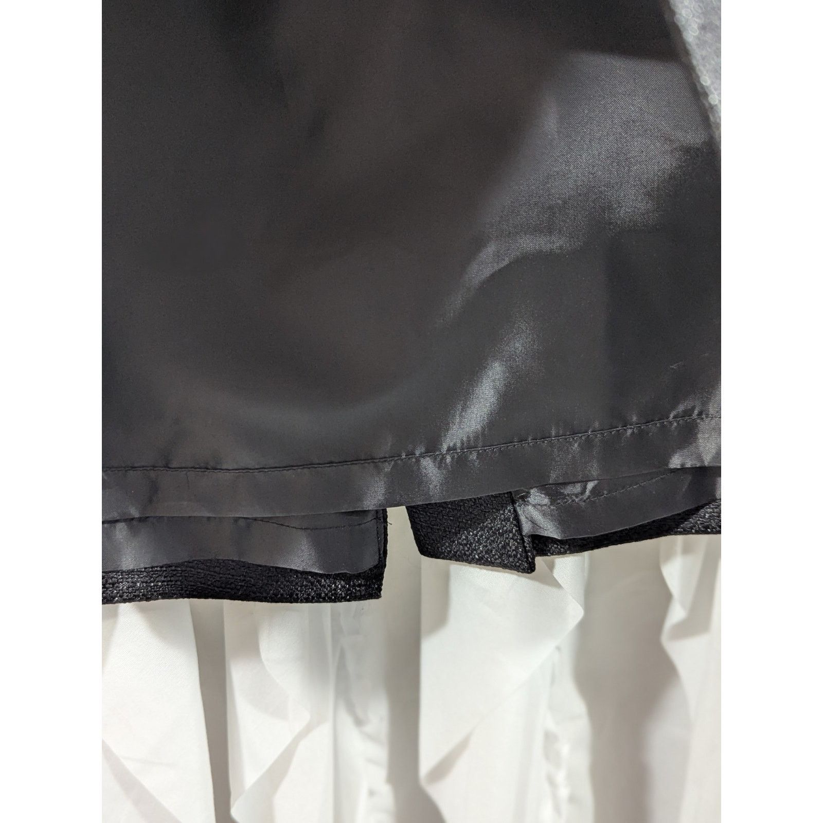 Evan Picone Size 8 Black Lined Knee Length Pencil Skirt Vintage Y2K Size 30" / US 8 / IT 44 - 2 Thumbnail
