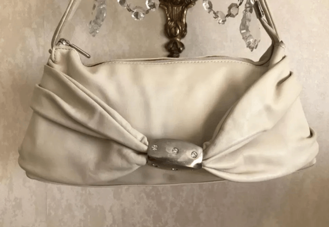 Melissa 90s Vintage Cream Beige Leather handbag by Melissa Size ONE SIZE - 4 Thumbnail