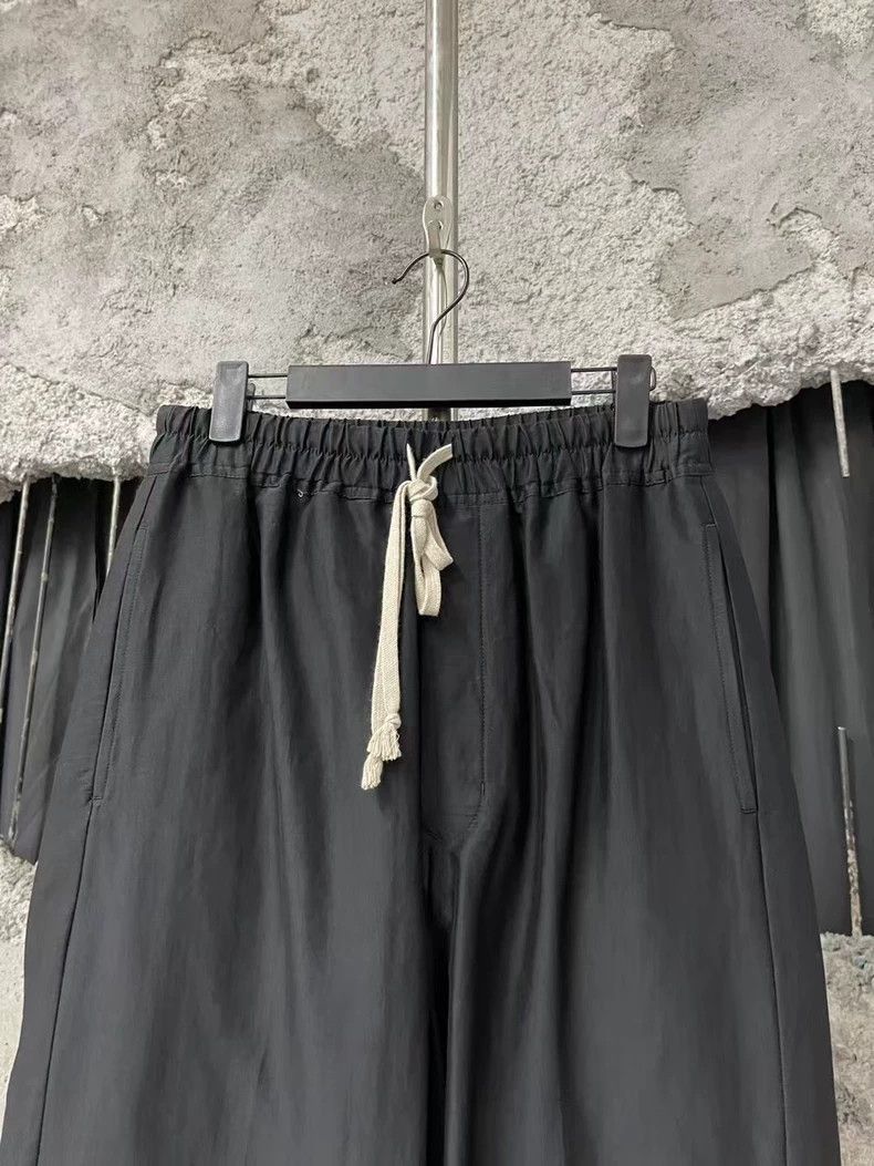 Rick Owens Rick Owens Geth Black Nylon Drawstring Pants-2506 Size US 44 / EU 60 - 3 Thumbnail