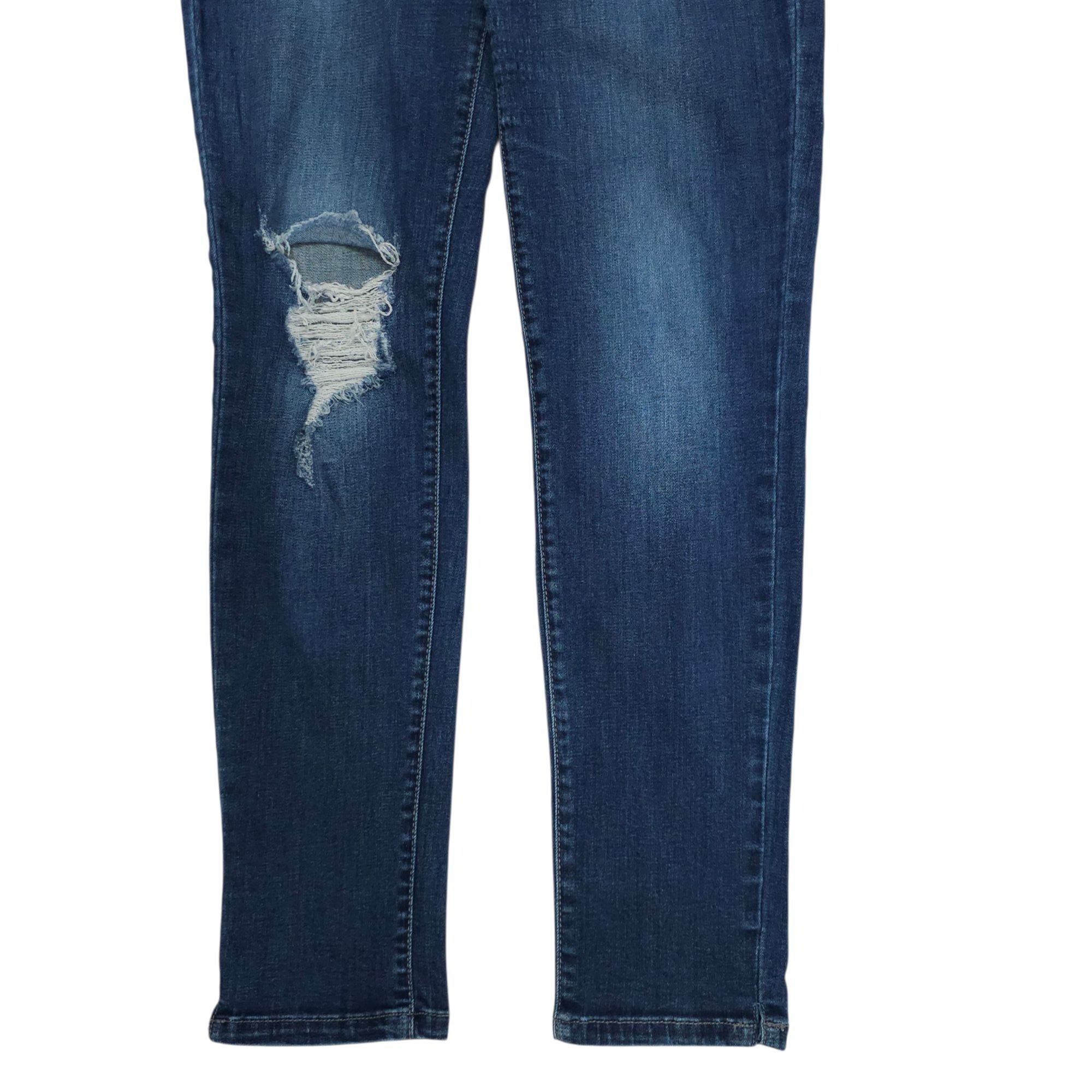 Kancan USA Kancan Skinny Ankle Jeans Womens 11/29 Distressed Ripped Size 30" / US 8 / IT 44 - 10 Thumbnail