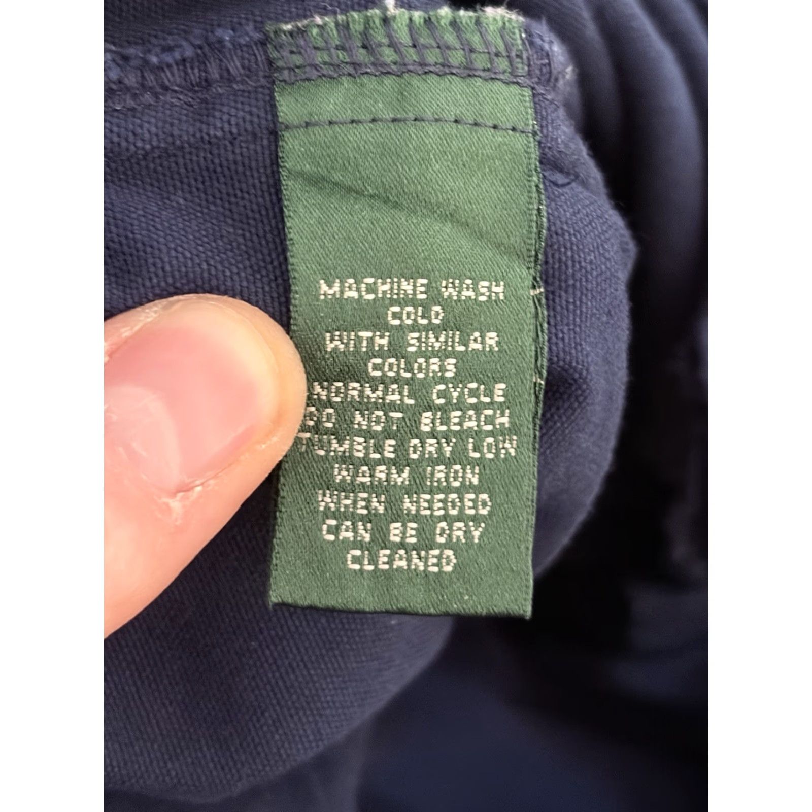 Ralph Lauren Ralph Lauren LRL Shorts Womens Blue Flat Front Bermuda Zip Pocket 12 Regular Cotton Blend Knit Logo Button Zipper Size 34" / US 12 / IT 48 - 6 Thumbnail