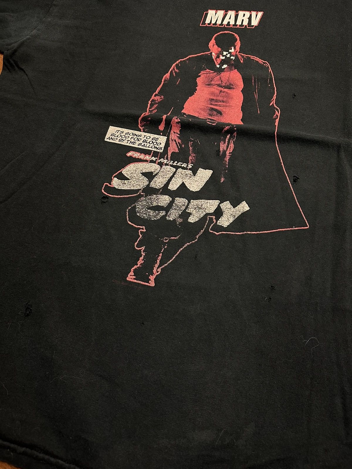 Vintage RARE VINTAGE MARV : SIN CITY Size US L / EU 52-54 / 3 - 3 Thumbnail